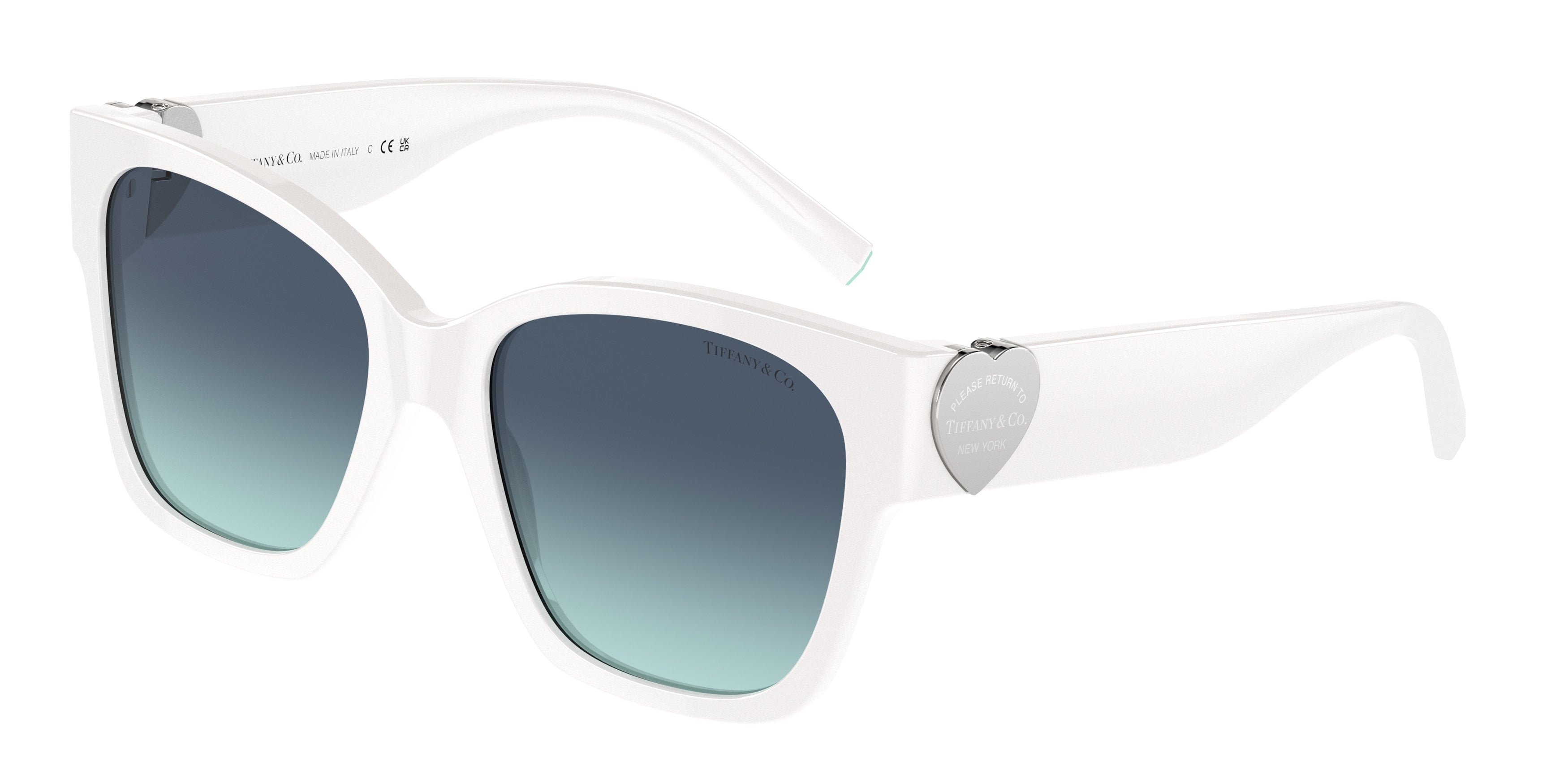 Tiffany TF4216F Square Sunglasses  83929S-Bright White 54-135-18 - Color Map White