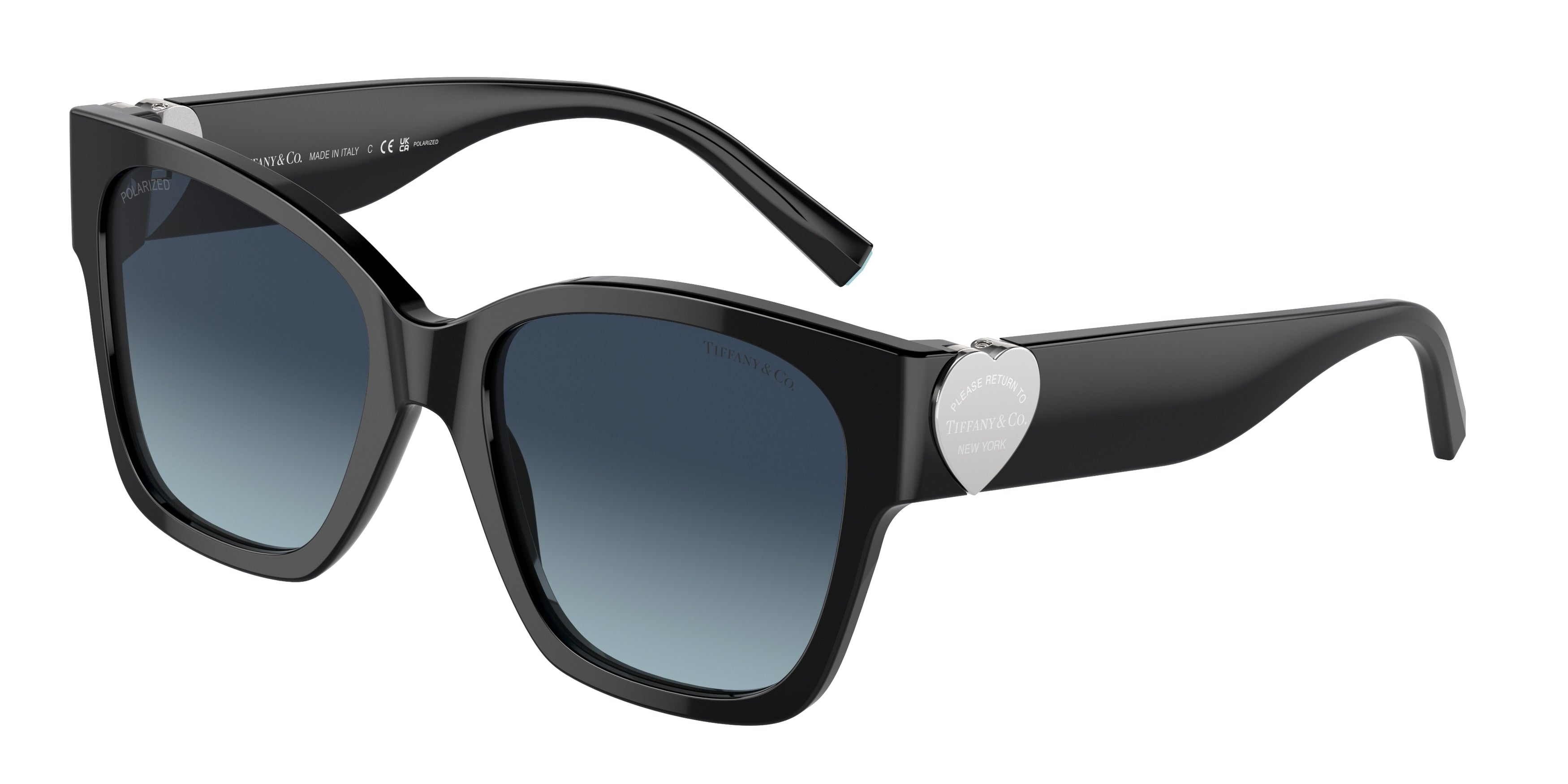 Tiffany TF4216 Square Sunglasses  83944U-Black 54-135-18 - Color Map Black