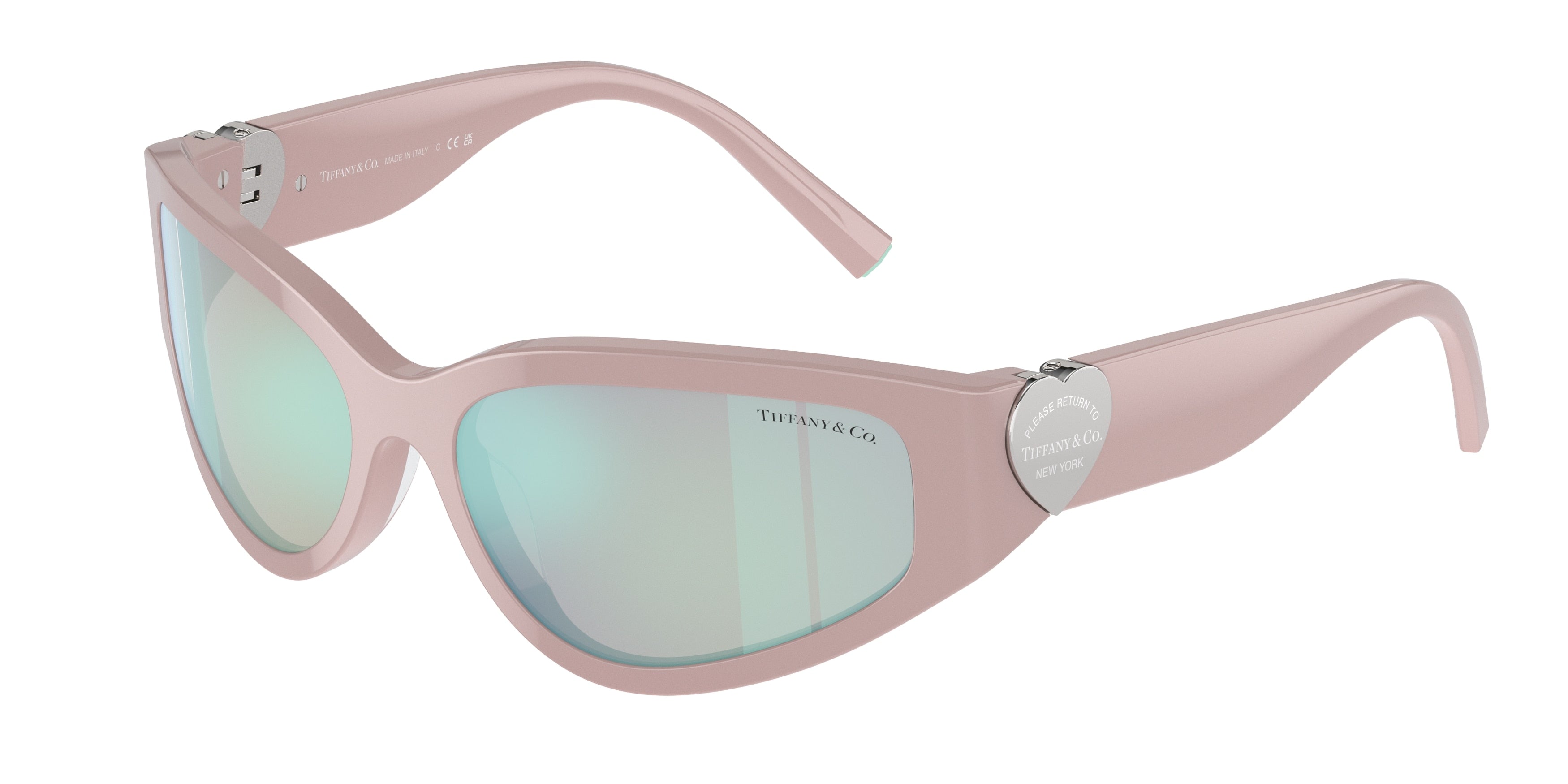 Tiffany TF4217 Irregular Sunglasses  8393MU-Dusty Pink 59-125-16 - Color Map Pink