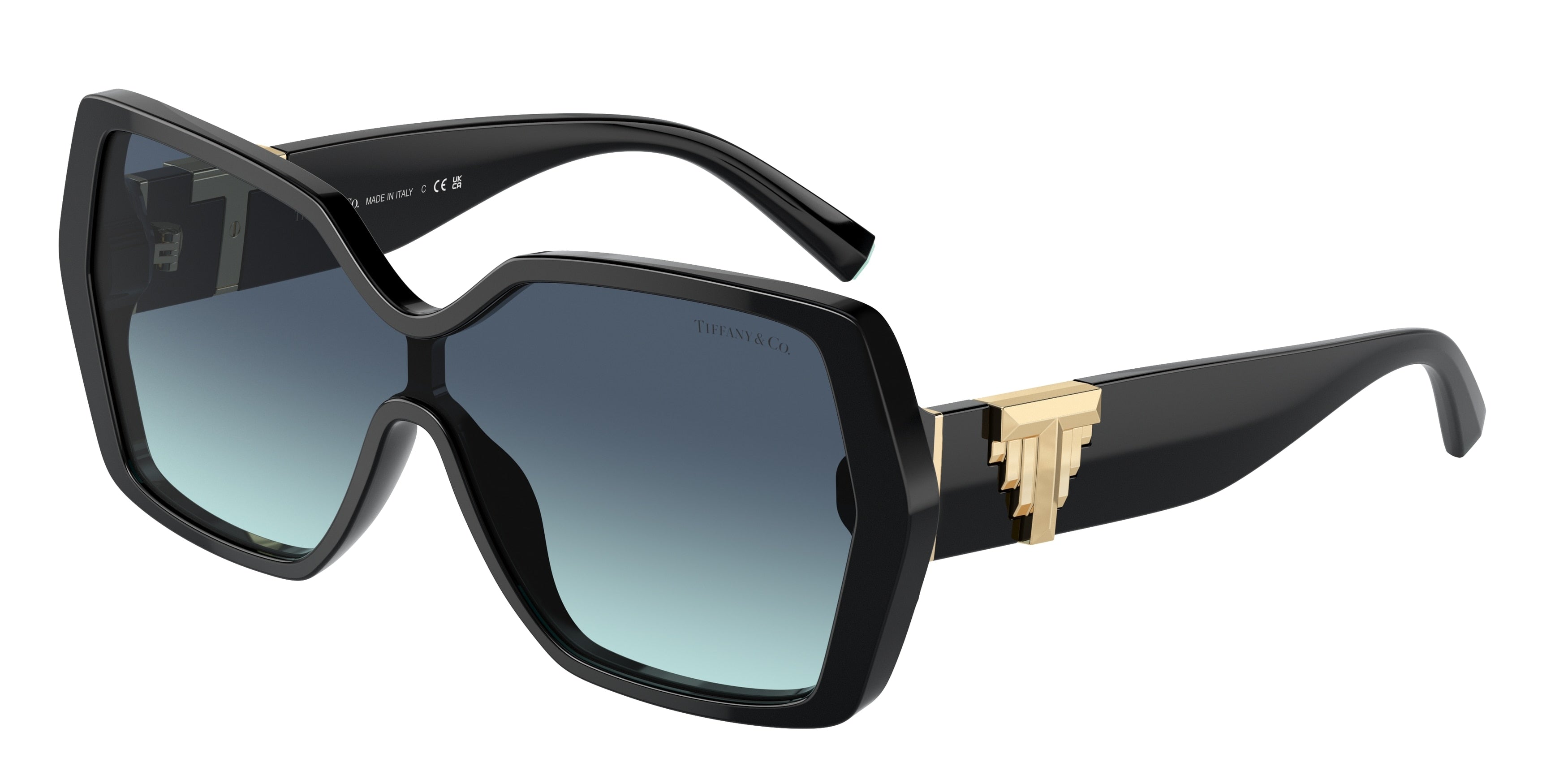 Tiffany TF4219 Pillow Sunglasses  80019S-Black 0-140-129 - Color Map Black