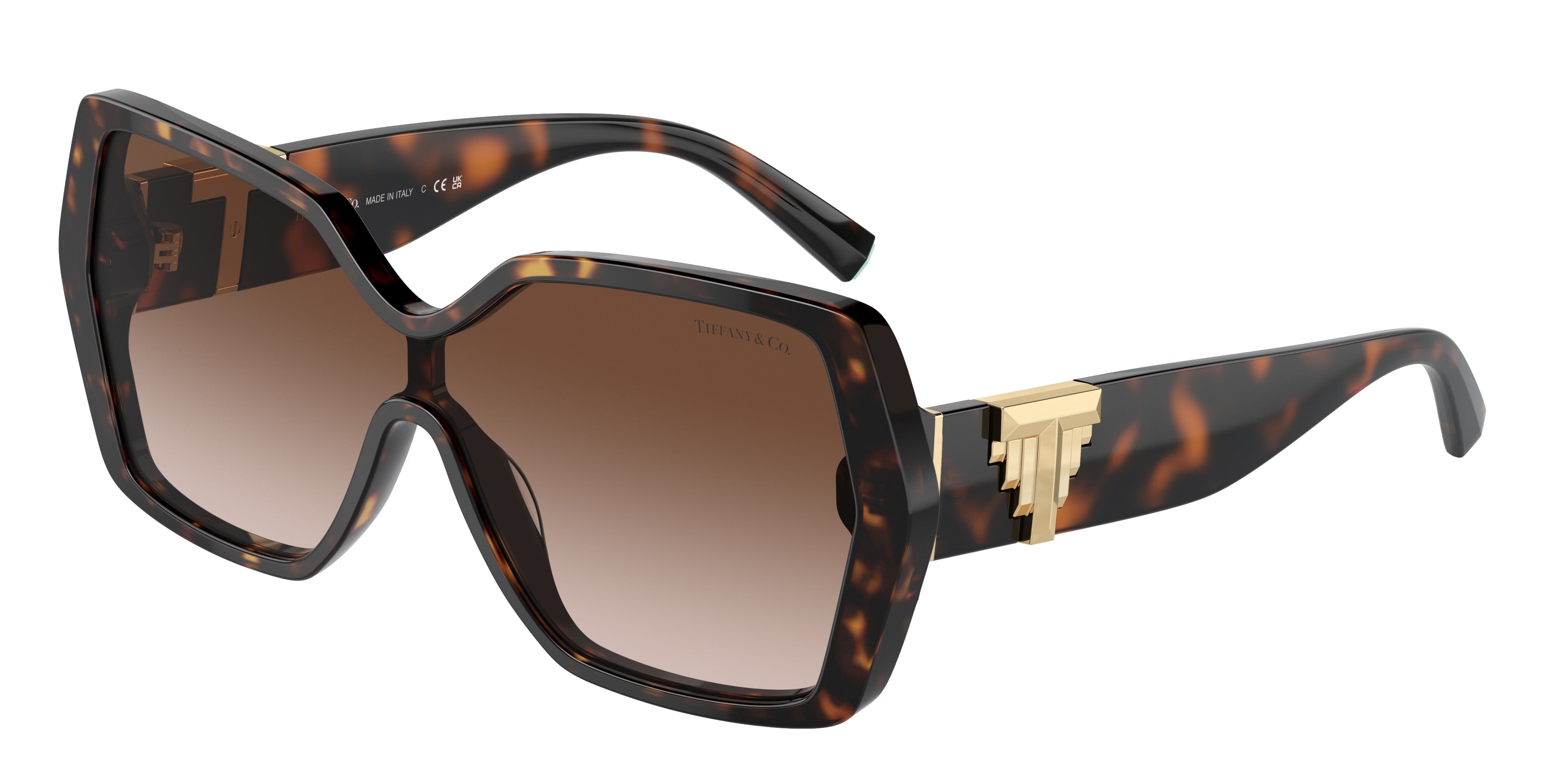 Tiffany TF4219 Pillow Sunglasses  80153B-Havana 0-140-129 - Color Map Tortoise