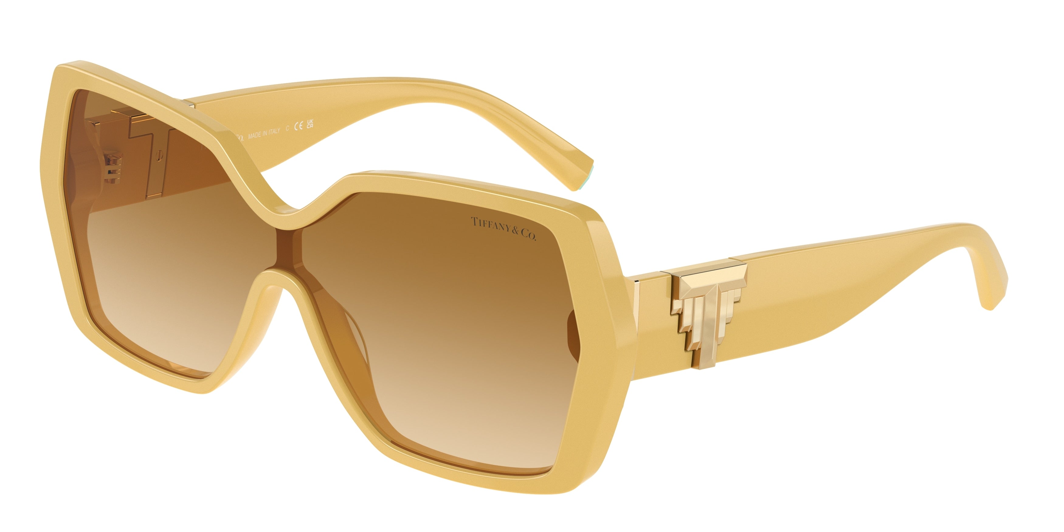 Tiffany TF4219 Pillow Sunglasses  84093B-Yellow 0-140-129 - Color Map Yellow