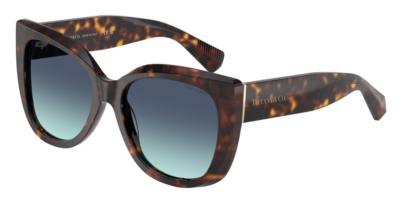 Tiffany TF4229 Square Sunglasses  80159S-Havana 55-140-17 - Color Map Tortoise
