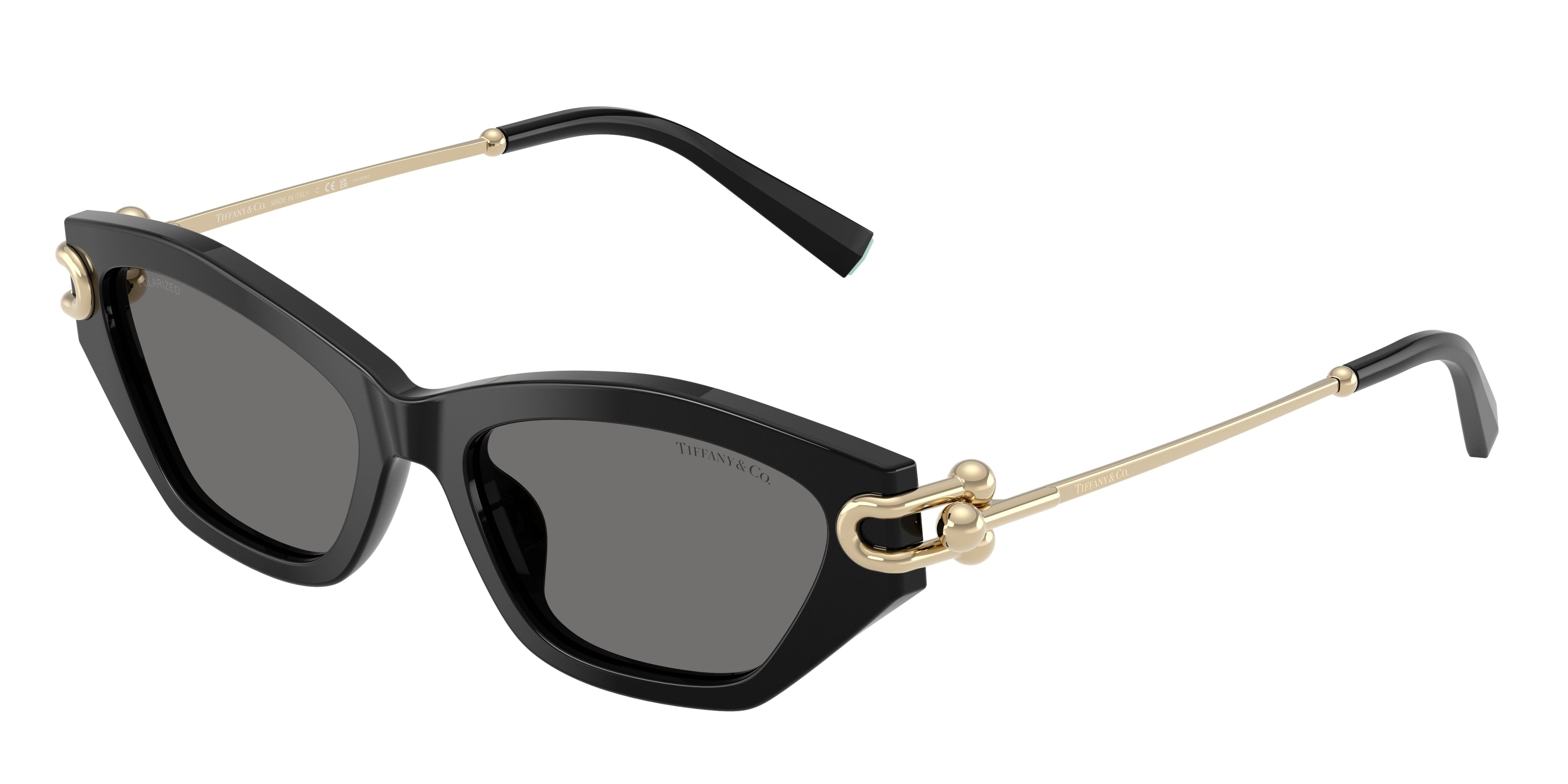 Tiffany TF4231U Cat Eye Sunglasses  800181-Black 53-140-17 - Color Map Black