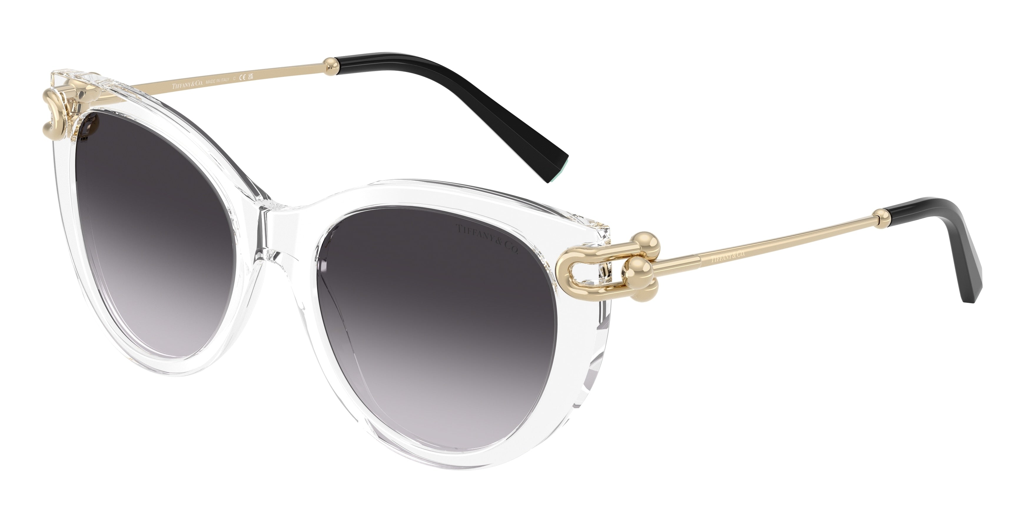 Tiffany TF4232 Butterfly Sunglasses  80473C-Clear 53-140-19 - Color Map Transparent