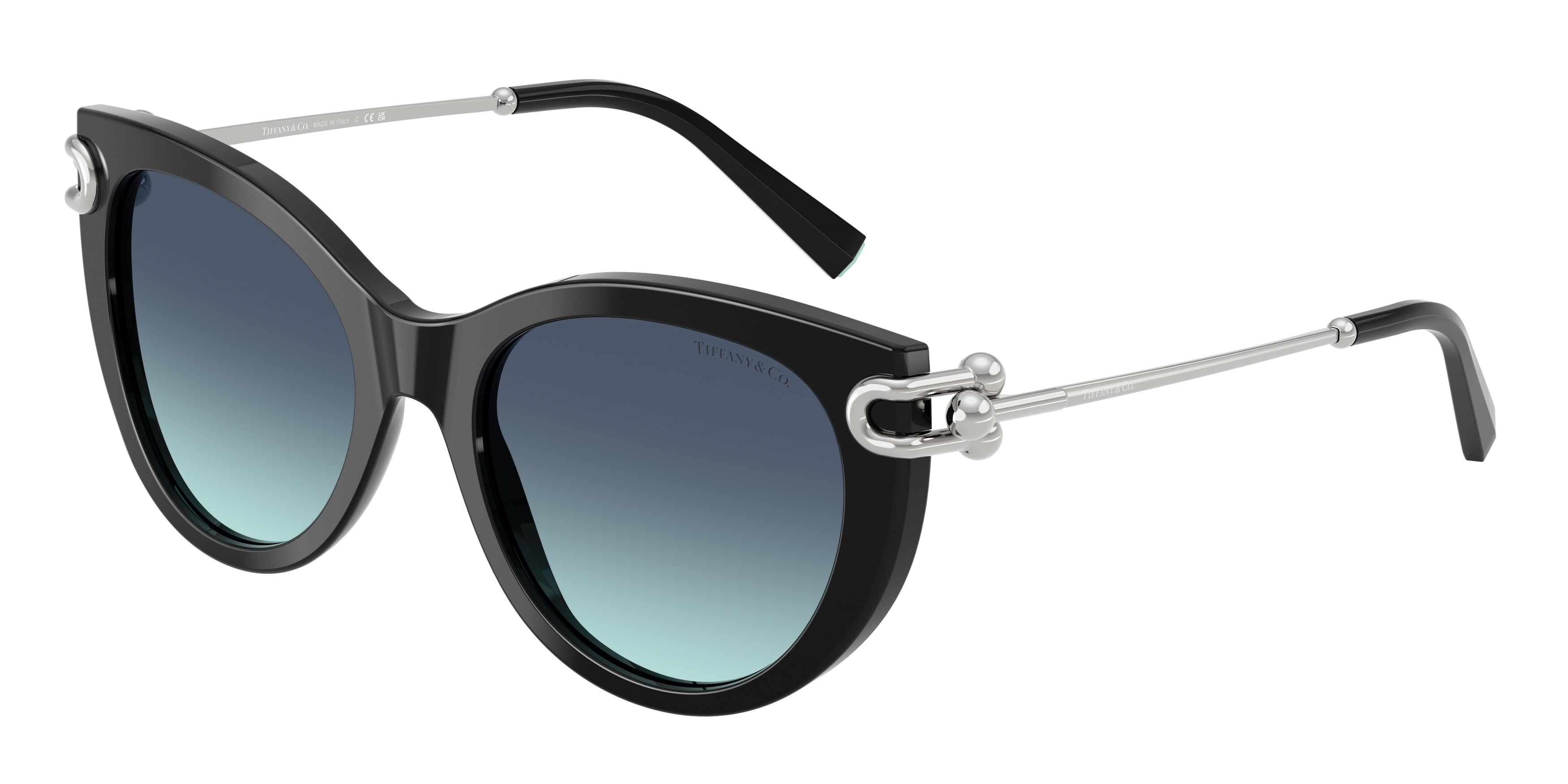 Tiffany TF4232 Butterfly Sunglasses  83429S-Black 53-140-19 - Color Map Black