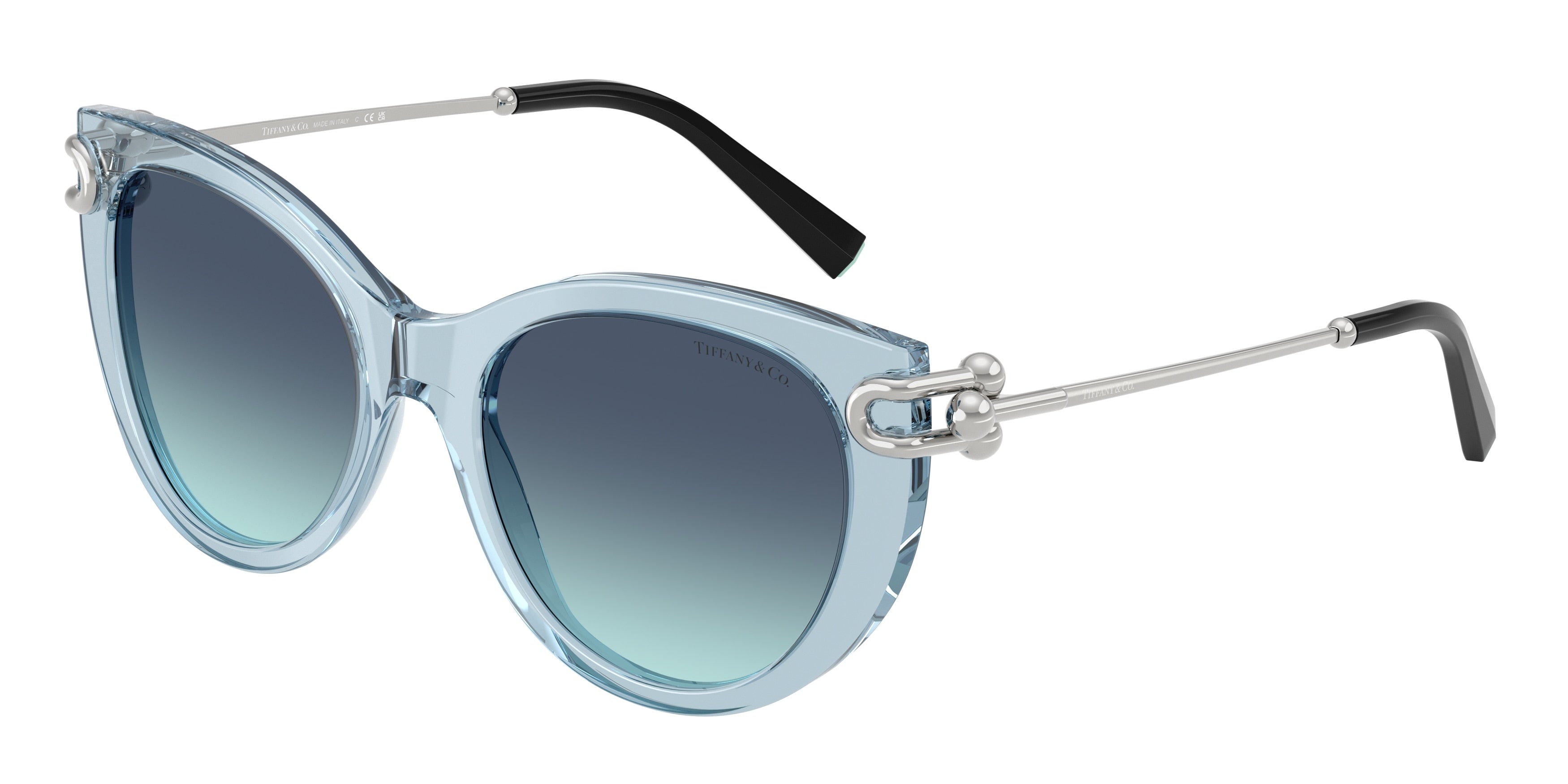 Tiffany TF4232 Butterfly Sunglasses  84389S-Crystal Pale Tanzanite 53-140-19 - Color Map Blue