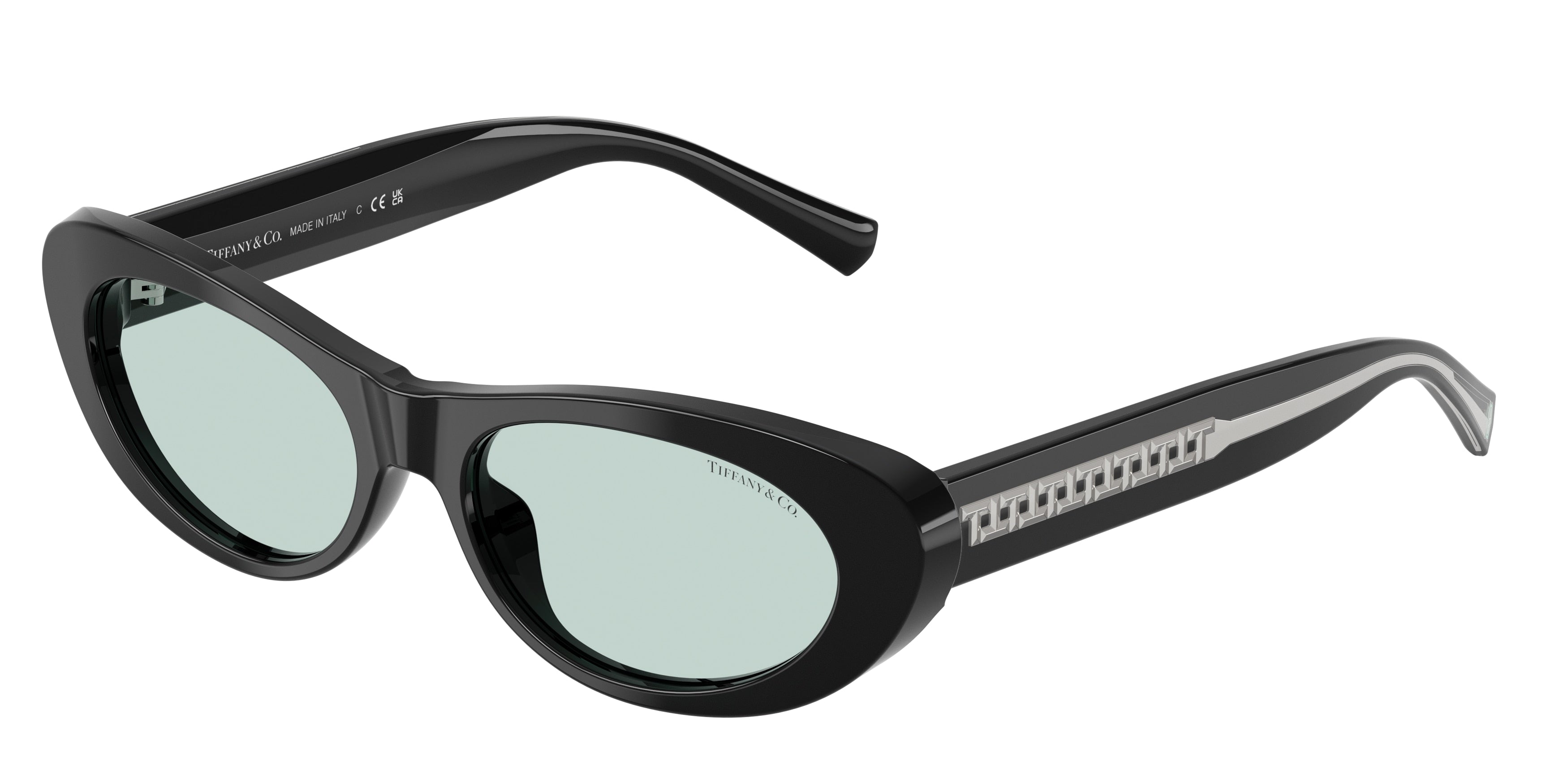 Tiffany TF4236U Oval Sunglasses  8001D9-Black 55-140-17 - Color Map Black