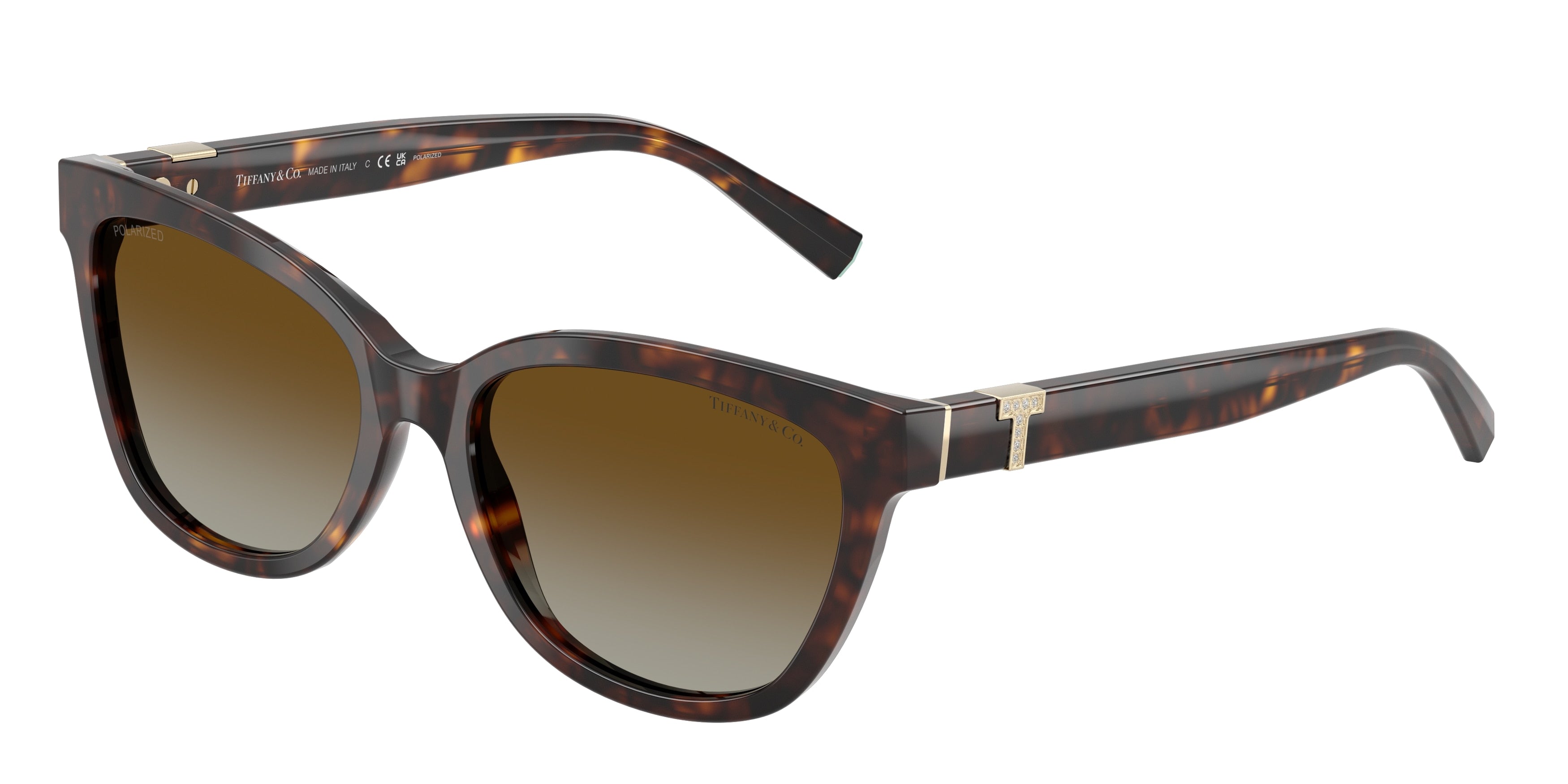 Tiffany TF4237B Cat Eye Sunglasses  8015T5-Havana 55-140-17 - Color Map Tortoise