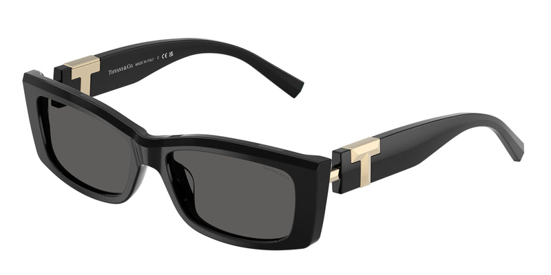 Tiffany TF4240U Rectangle Sunglasses  8001S4-Black 54-140-16 - Color Map Black