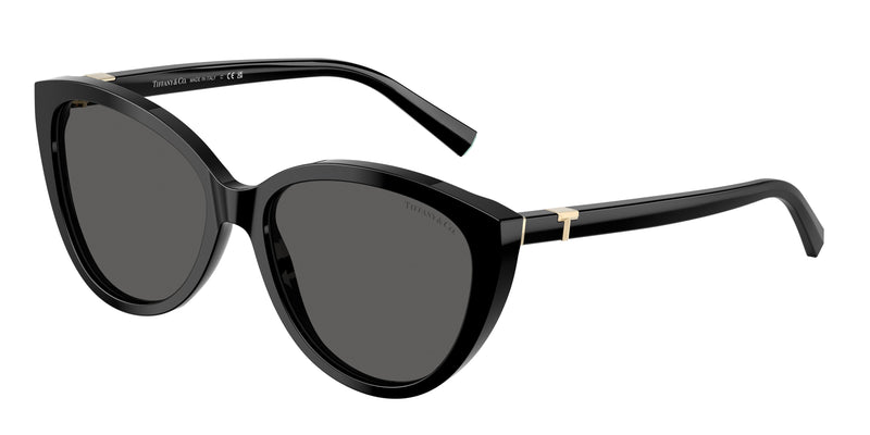 Tiffany TF4251F Cat Eye Sunglasses  8001S4-Black 56-140-16 - Color Map Black