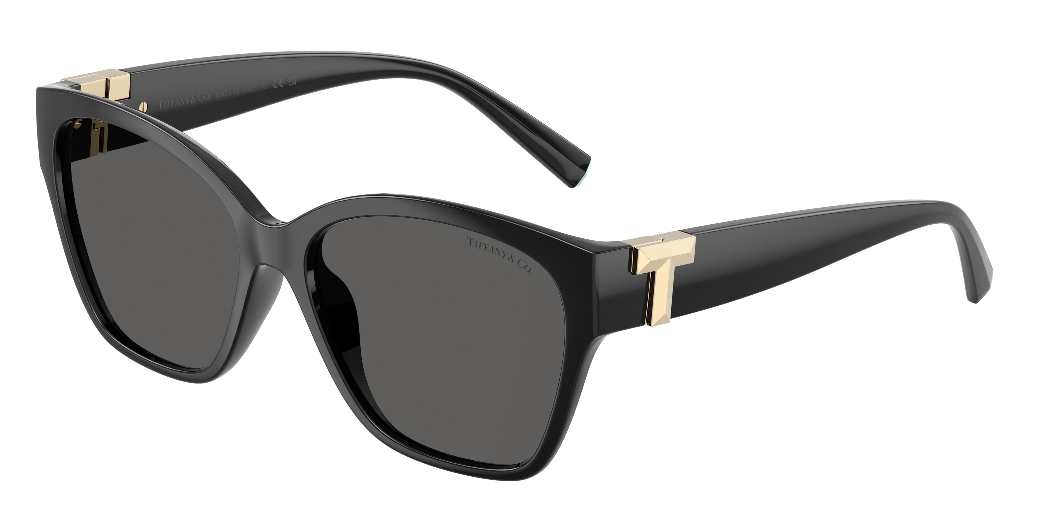Tiffany TF4254U Square Sunglasses  8001S4-Black 56-140-16 - Color Map Black