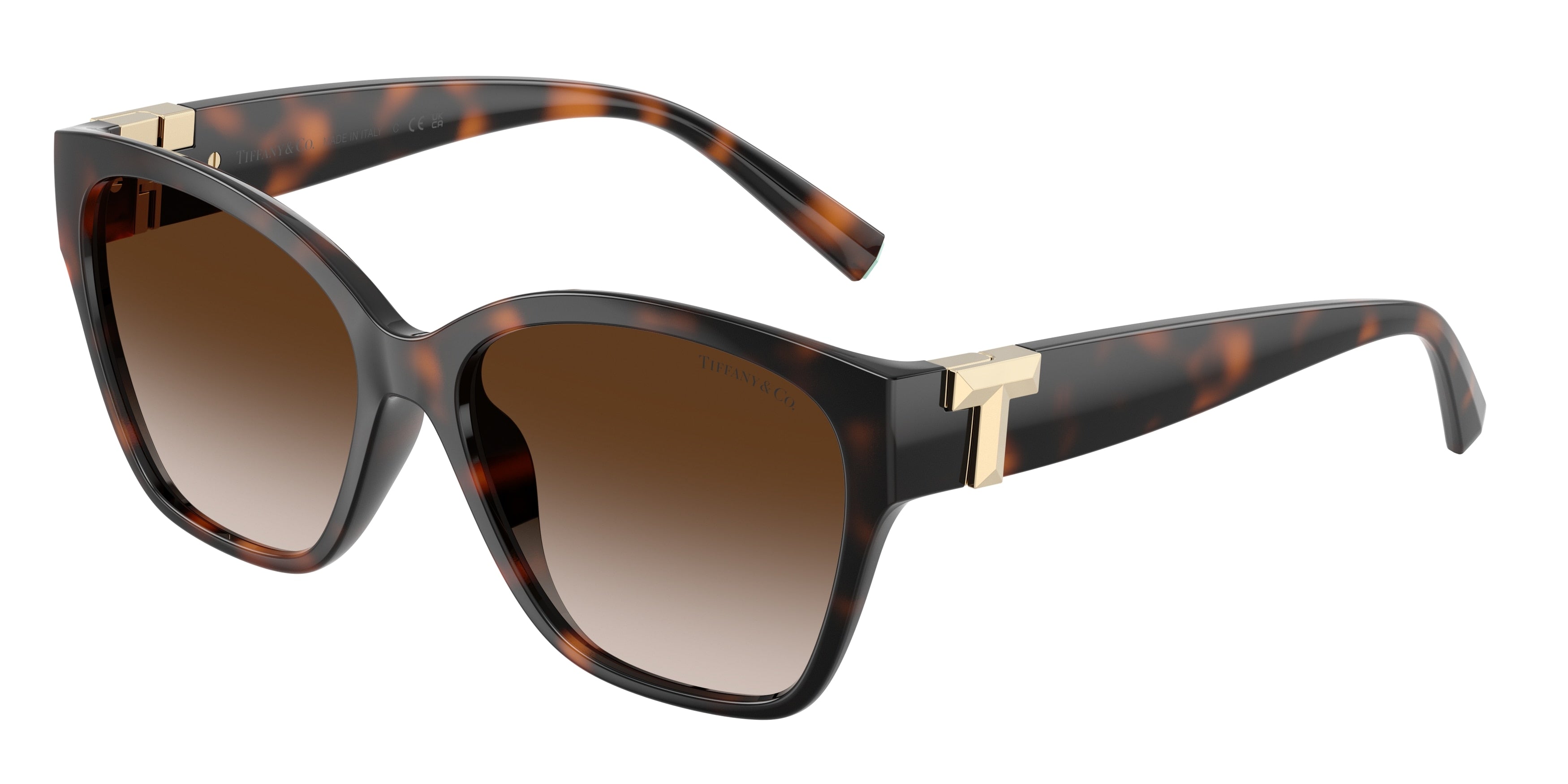 Tiffany TF4254U Square Sunglasses  80153B-Havana 56-140-16 - Color Map Tortoise