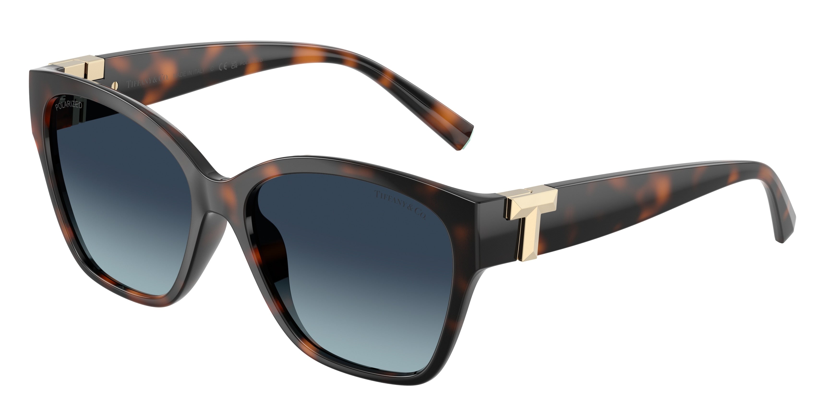 Tiffany TF4254U Square Sunglasses  84554U-Havana 56-140-16 - Color Map Tortoise