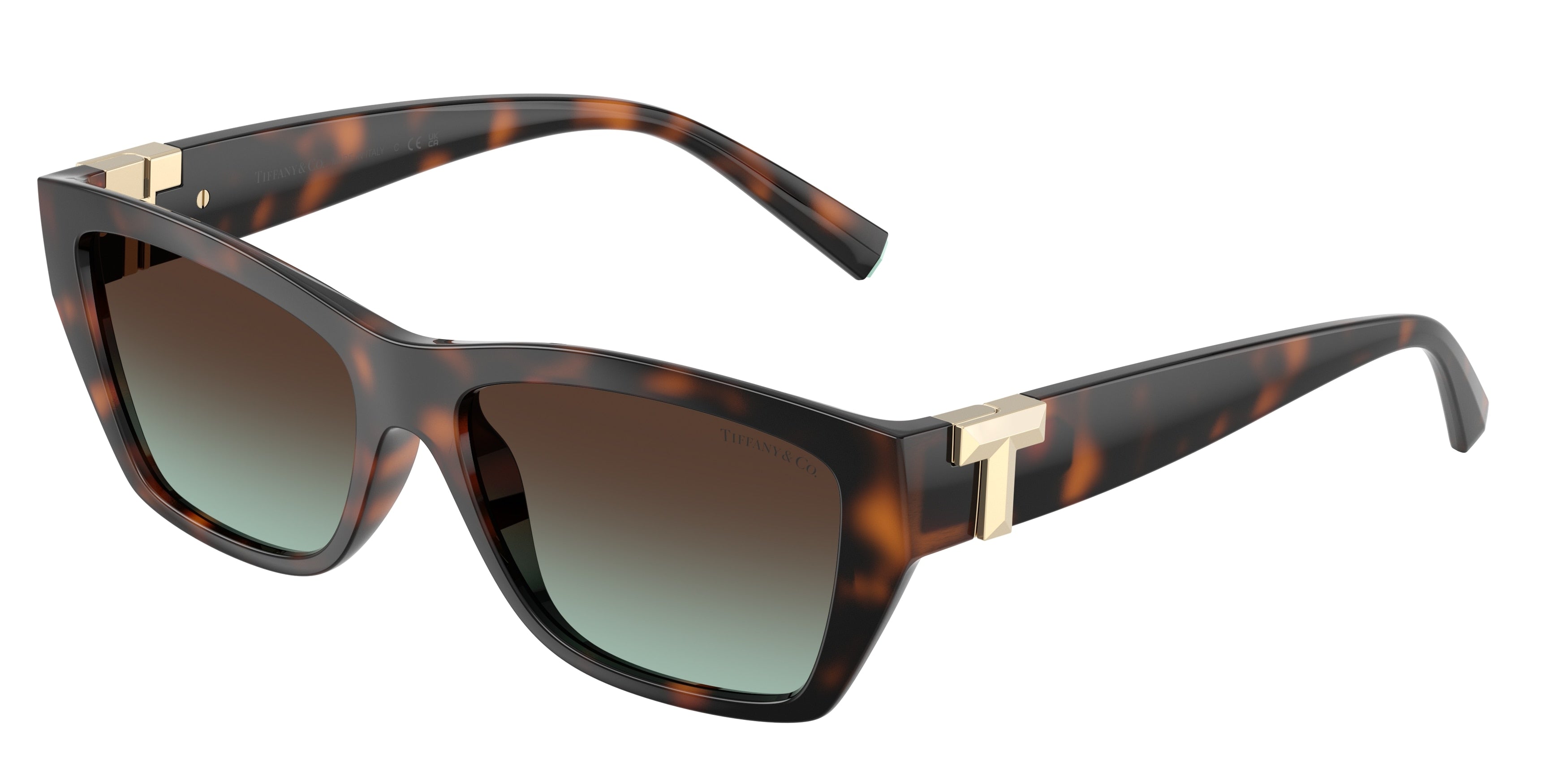 Tiffany TF4255U Rectangle Sunglasses  80155D-Havana 56-140-16 - Color Map Tortoise