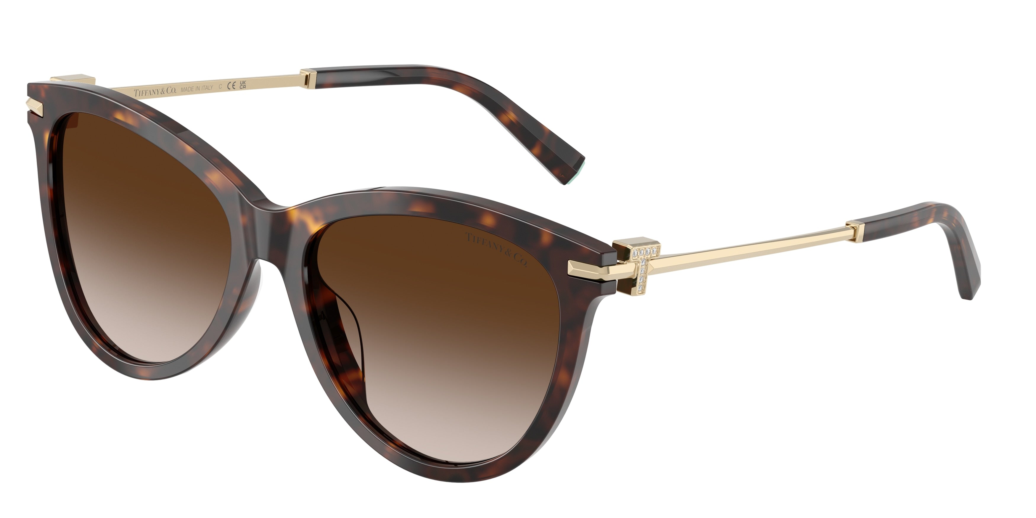 Tiffany TF4258BU Phantos Sunglasses  80153B-Havana 57-145-17 - Color Map Tortoise