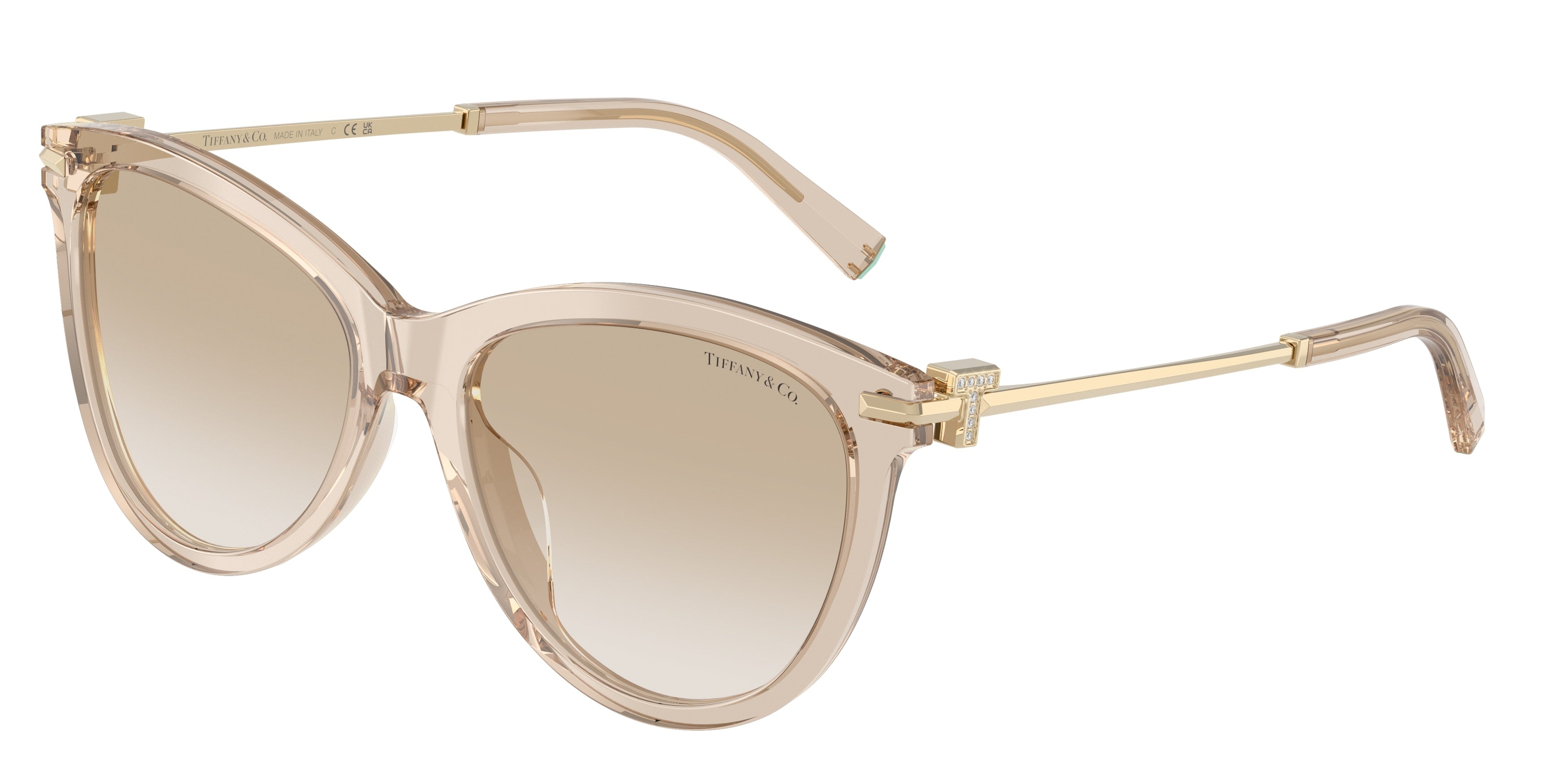 Tiffany TF4258BU Phantos Sunglasses  844511-Crystal Beige 57-145-17 - Color Map Brown