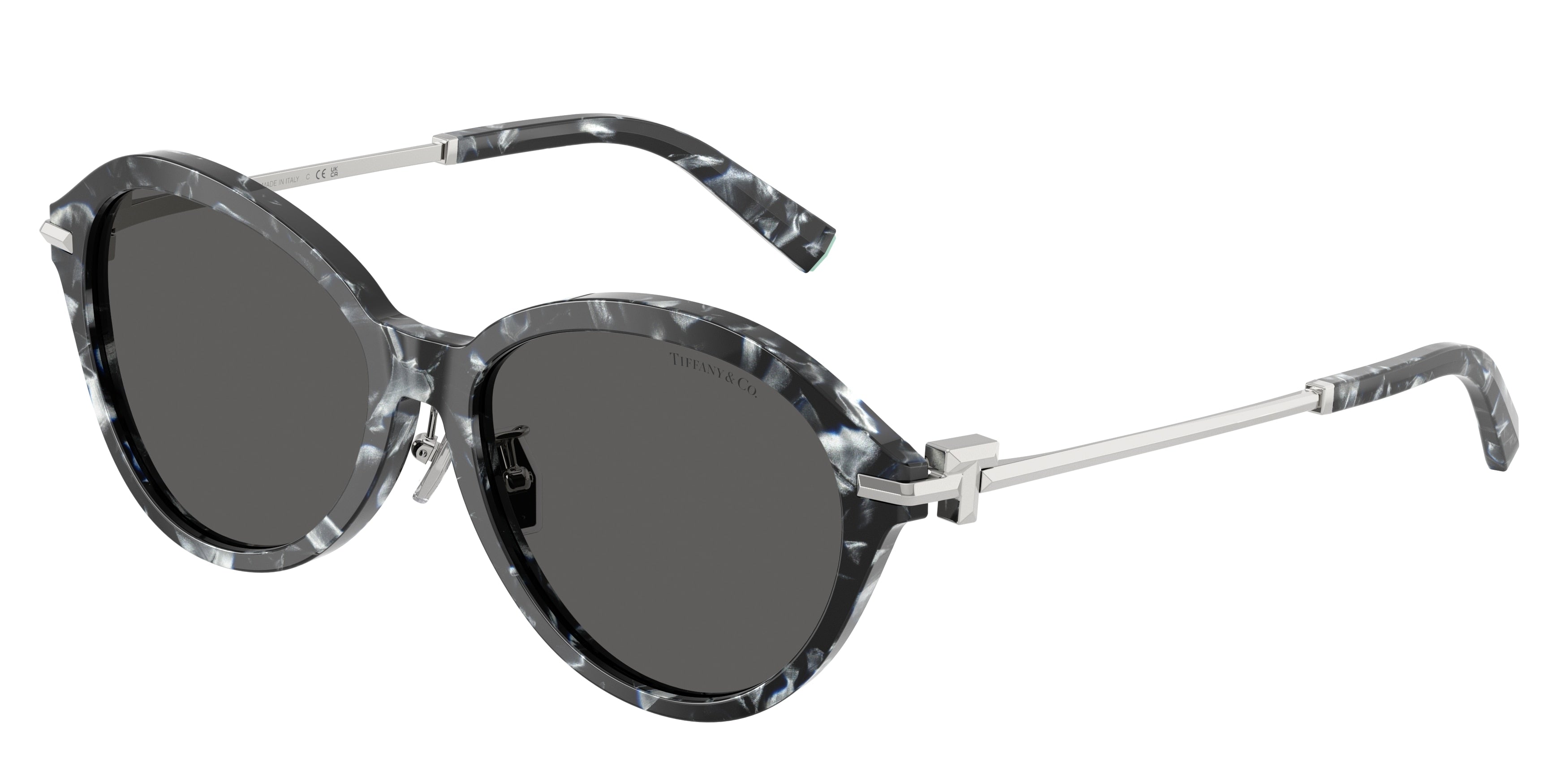 Tiffany TF4259F Round Sunglasses  8428S4-Havana Madreperla 56-140-16 - Color Map Tortoise