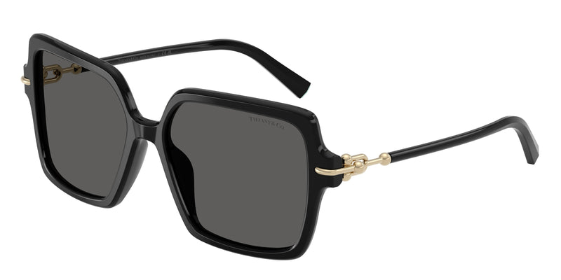 Tiffany TF4260U Square Sunglasses  8001S4-Black 57-140-16 - Color Map Black