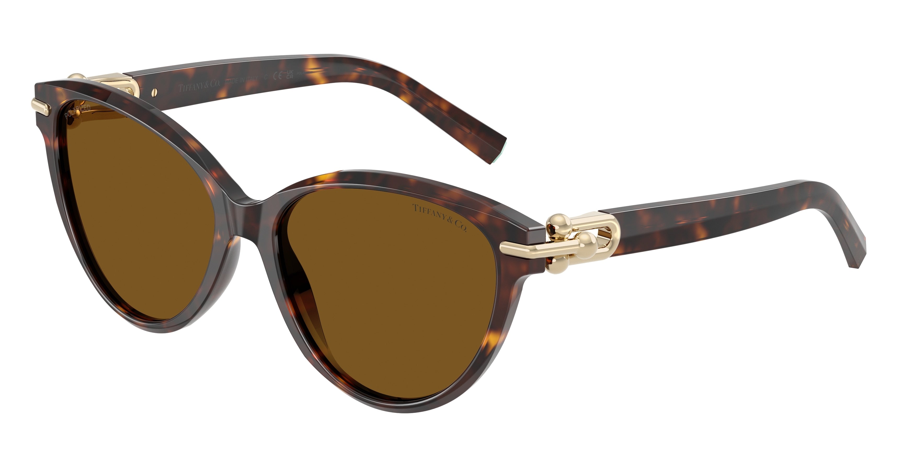 Tiffany TF4261 Cat Eye Sunglasses  801583-Havana 56-140-16 - Color Map Tortoise
