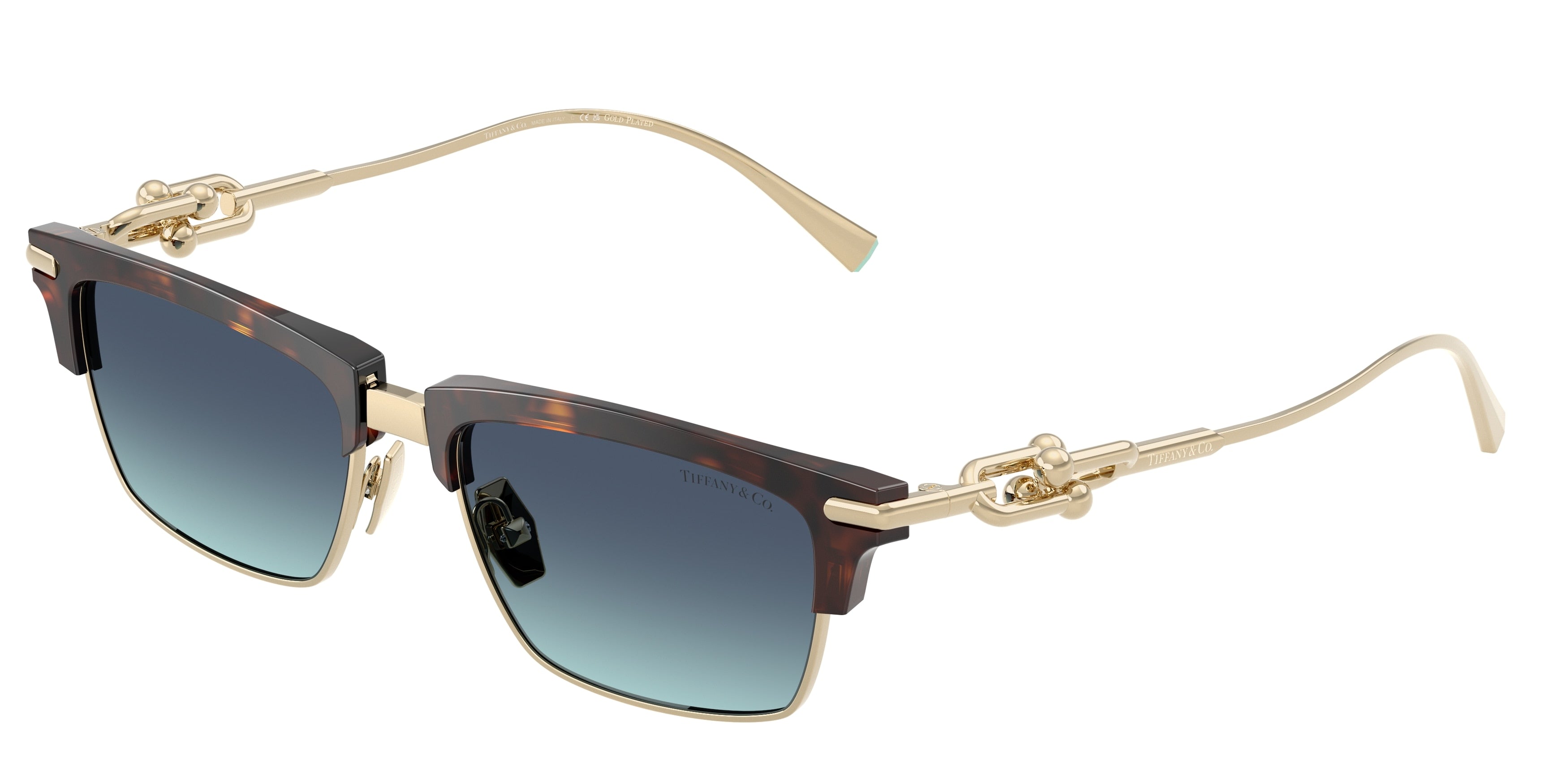 Tiffany TF4262K Rectangle Sunglasses  80159S-Havana 54-145-17 - Color Map Tortoise