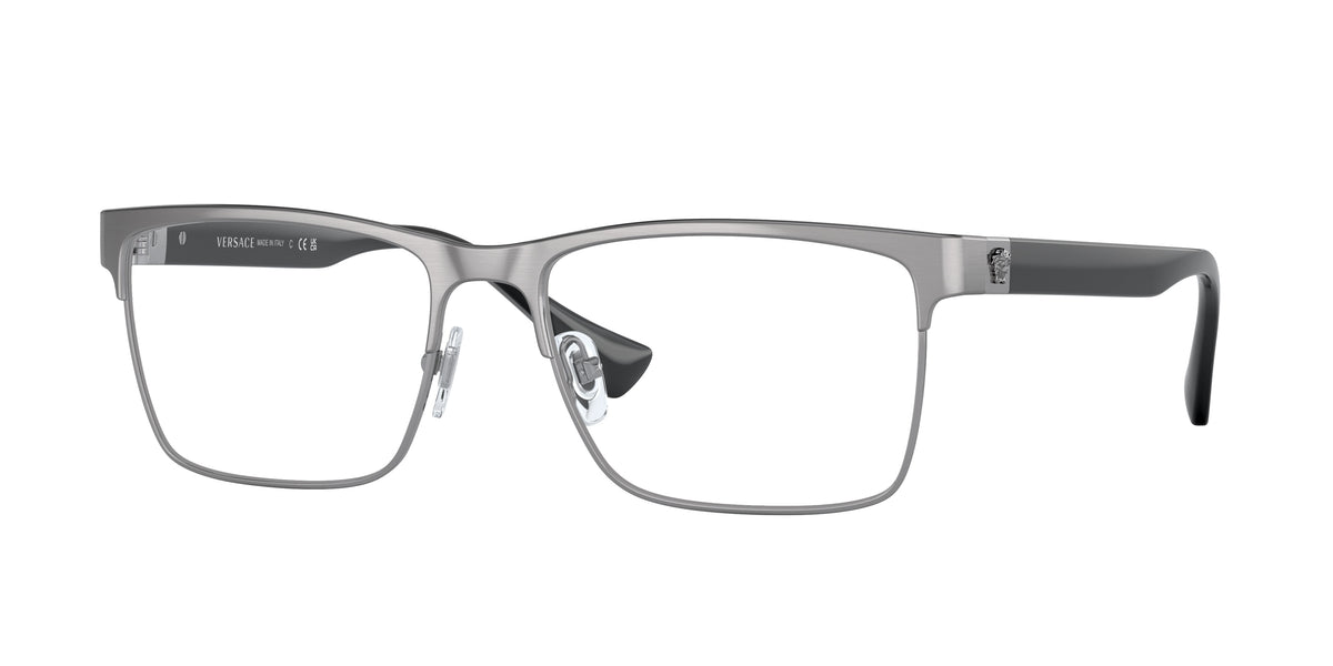 Versace VE1285 Rectangle Sunglasses  1262-Gunmetal 56-150-17 - Color Map Grey