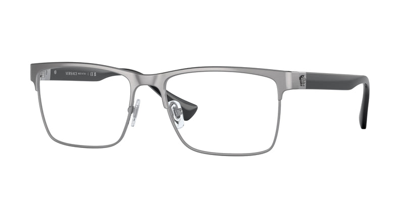 Versace VE1285 Rectangle Sunglasses  1262-Gunmetal 56-150-17 - Color Map Grey