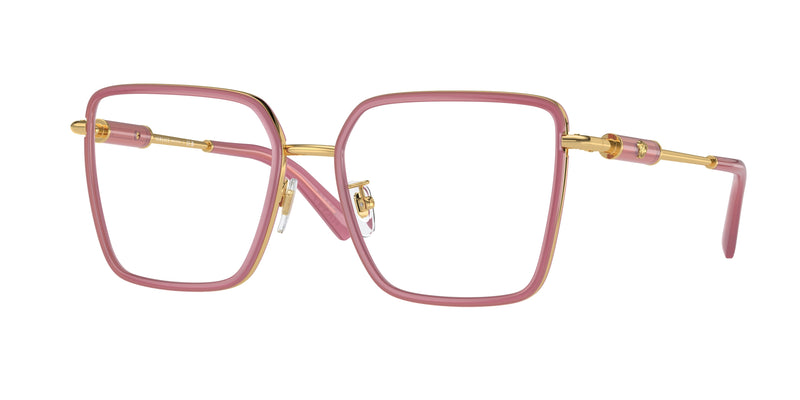 Versace VE1294D Butterfly Eyeglasses  1510-Opal Bordeaux 55-140-17 - Color Map Red
