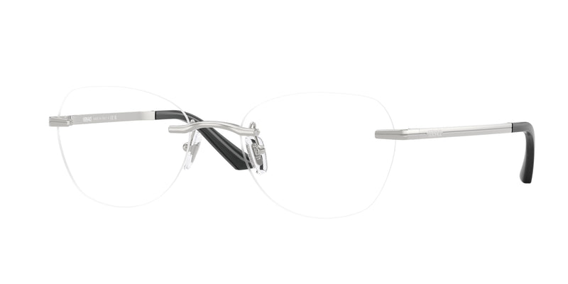 Versace VE1314D Irregular Eyeglasses  1001-Silver 55-145-19 - Color Map Silver