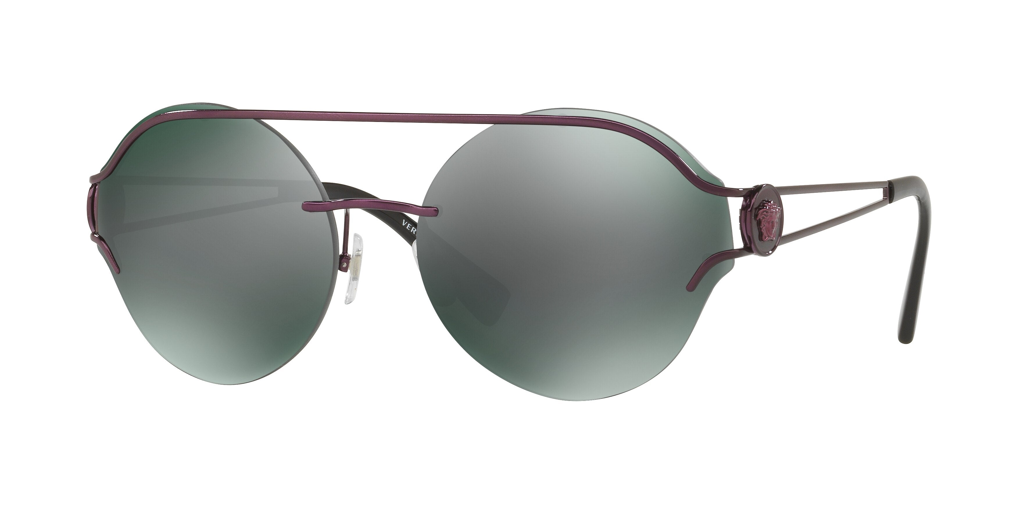 Versace VE2184 Round Sunglasses  1414C0-Violet 61-140-17 - Color Map Violet
