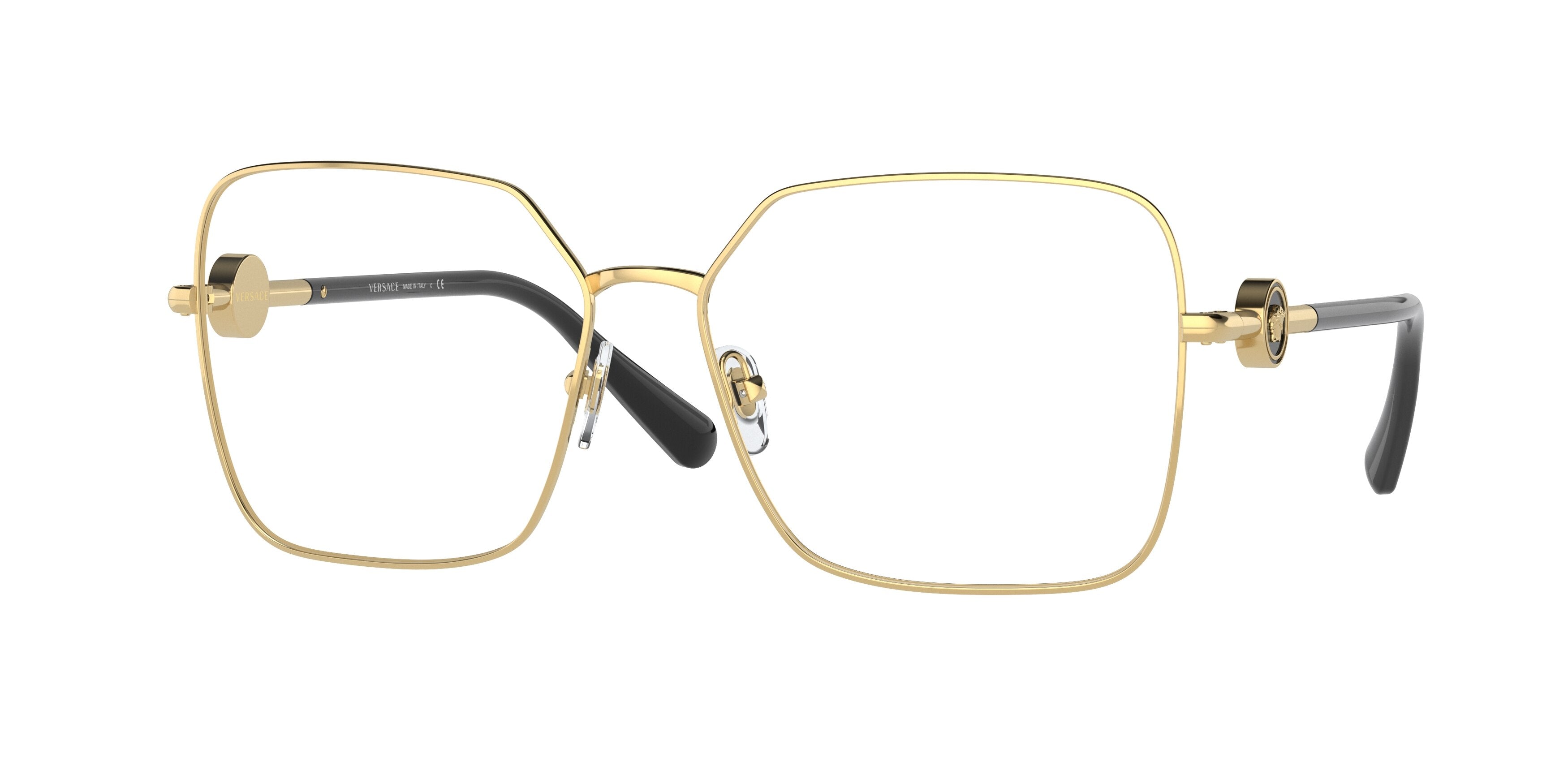 Versace VE2227 Square Sunglasses  10021W-Gold 59-140-15 - Color Map Gold