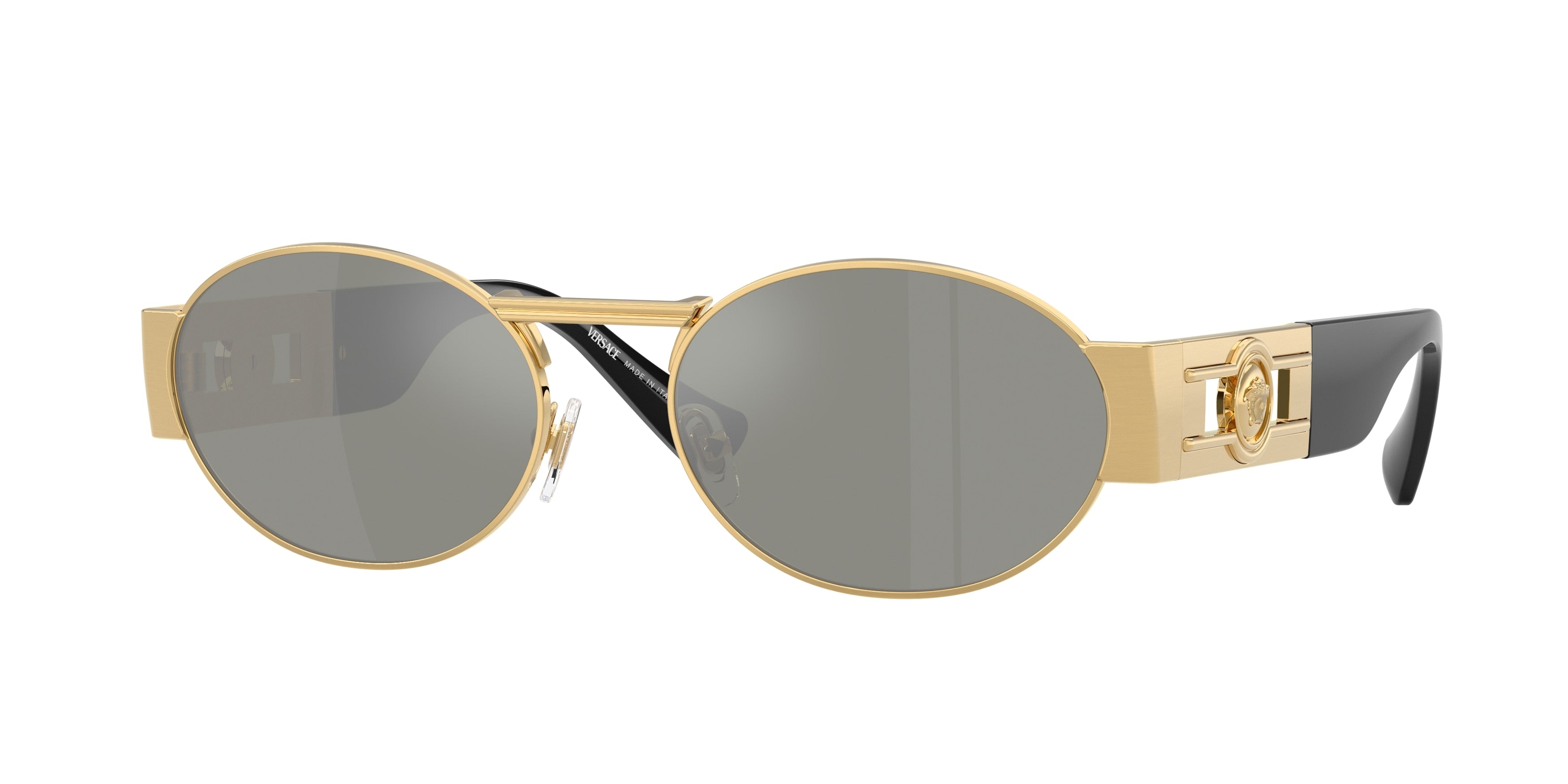 Versace VE2264 Oval Sunglasses  100230-Gold 56-140-18 - Color Map Gold