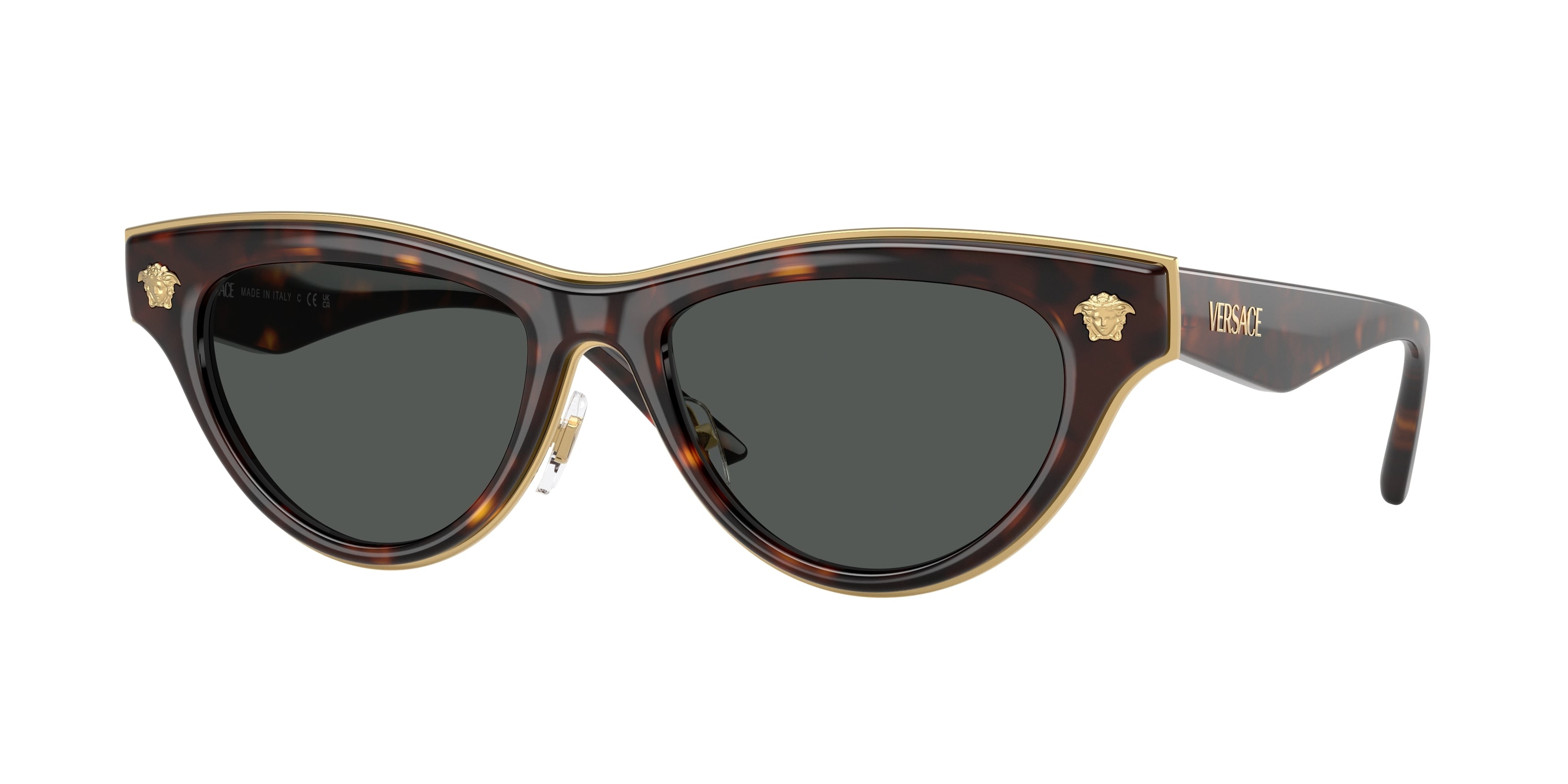 Versace VE2273 Cat Eye Sunglasses  108/87-Havana 52-145-17 - Color Map Tortoise