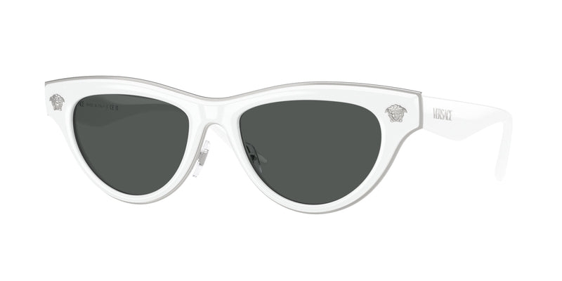 Versace VE2273 Cat Eye Sunglasses  314/87-White 52-145-17 - Color Map White