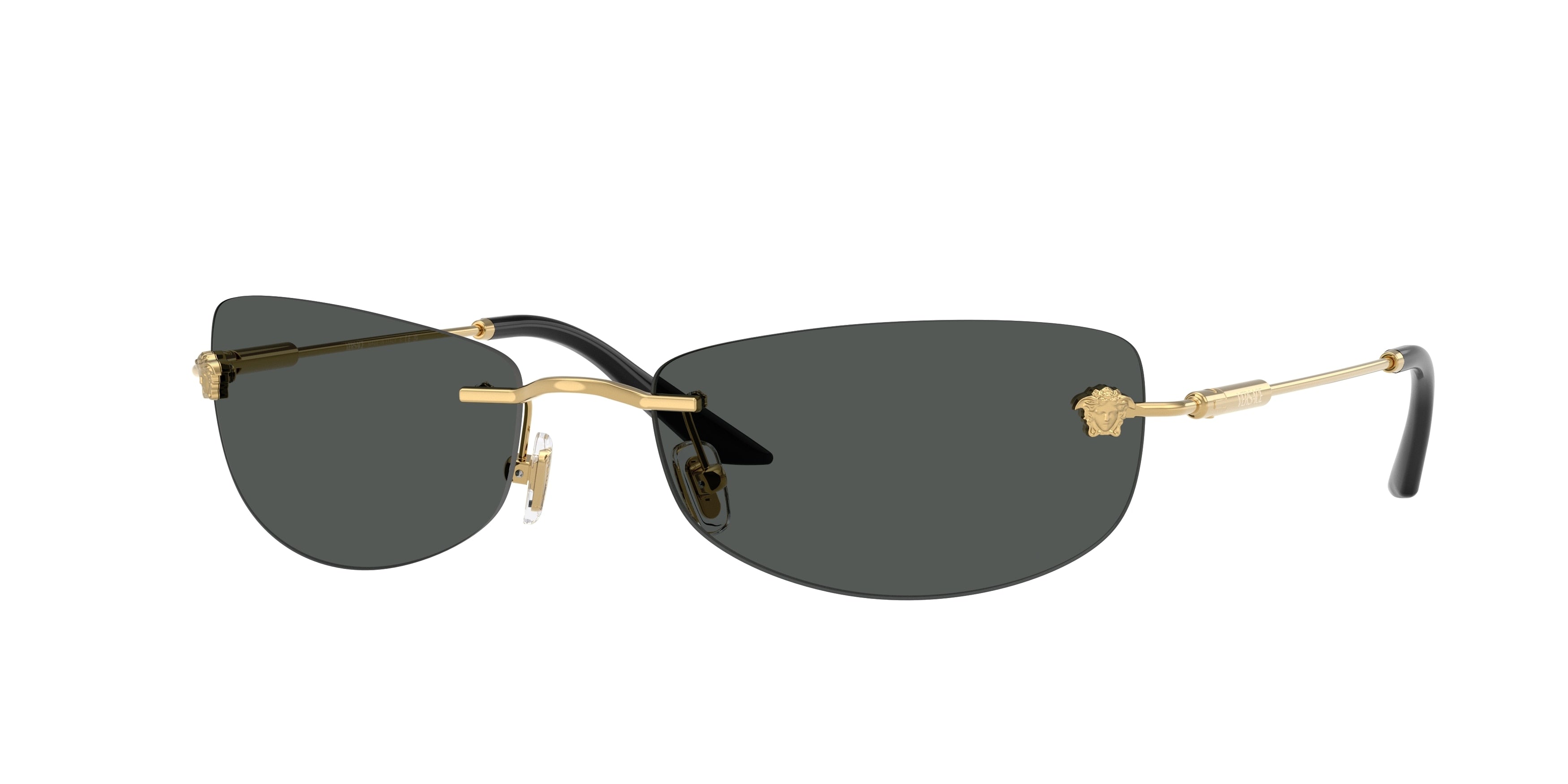 Versace VE2279 Irregular Sunglasses  100287-Gold 60-135-18 - Color Map Gold