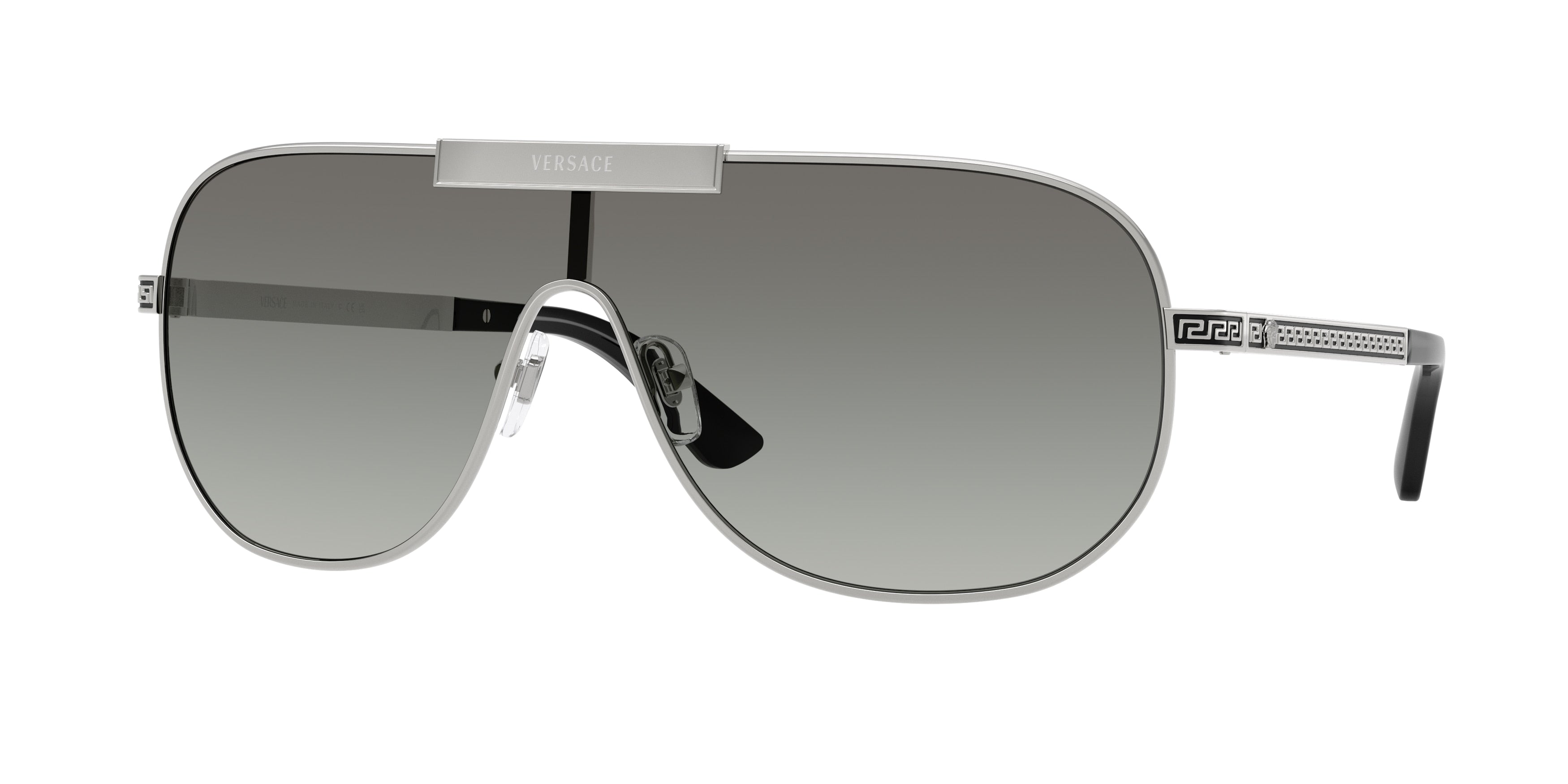 Versace VE2293 Irregular Sunglasses  100011-Silver 0-140-140 - Color Map Silver