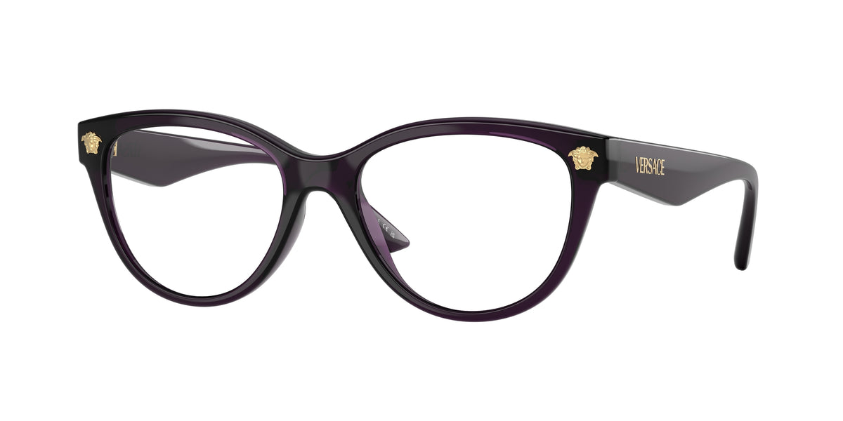 Versace VE3365U Phantos Eyeglasses  5263-Violet 54-145-17 - Color Map Violet