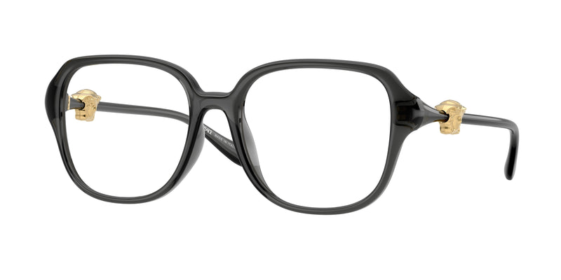 Versace VE3386D Square Eyeglasses  5483-Opal Grey 55-140-18 - Color Map Grey
