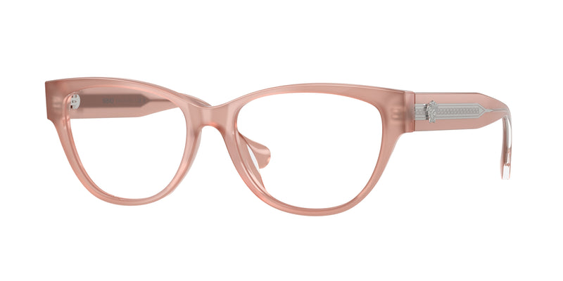 Versace VE3389U Cat Eye Eyeglasses  5394-Opal Pink 54-145-16 - Color Map Pink