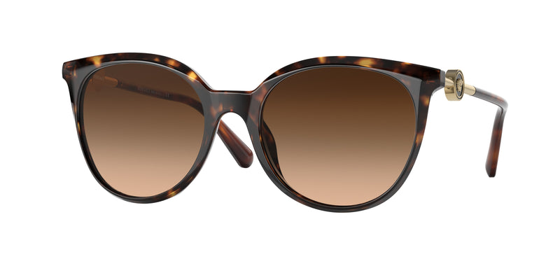 Versace VE4404 Phantos Sunglasses  108/74-Havana 55-140-19 - Color Map Tortoise