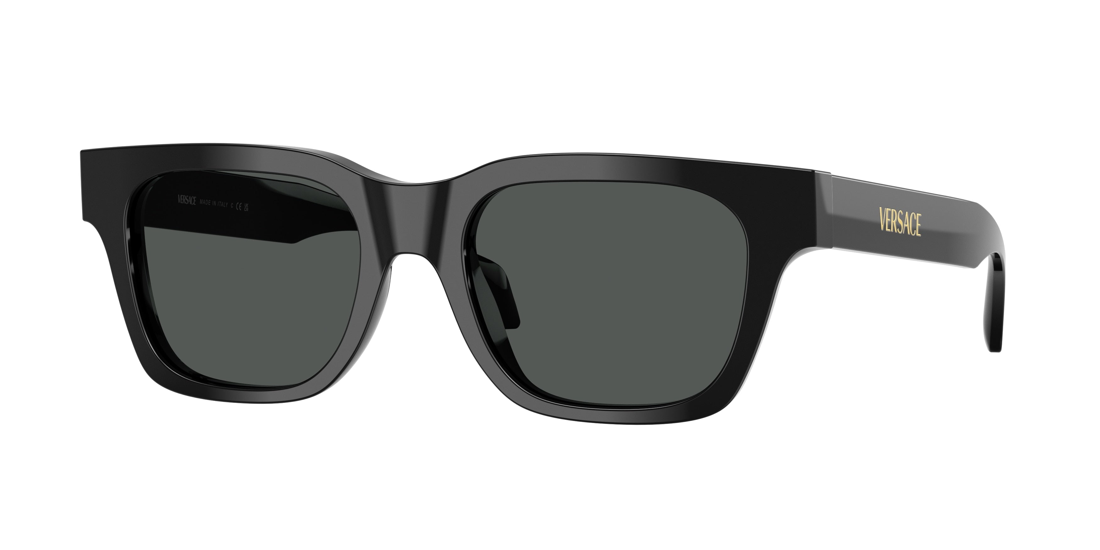 Versace VE4486 Square Sunglasses  GB1/87-Black 52-140-19 - Color Map Black
