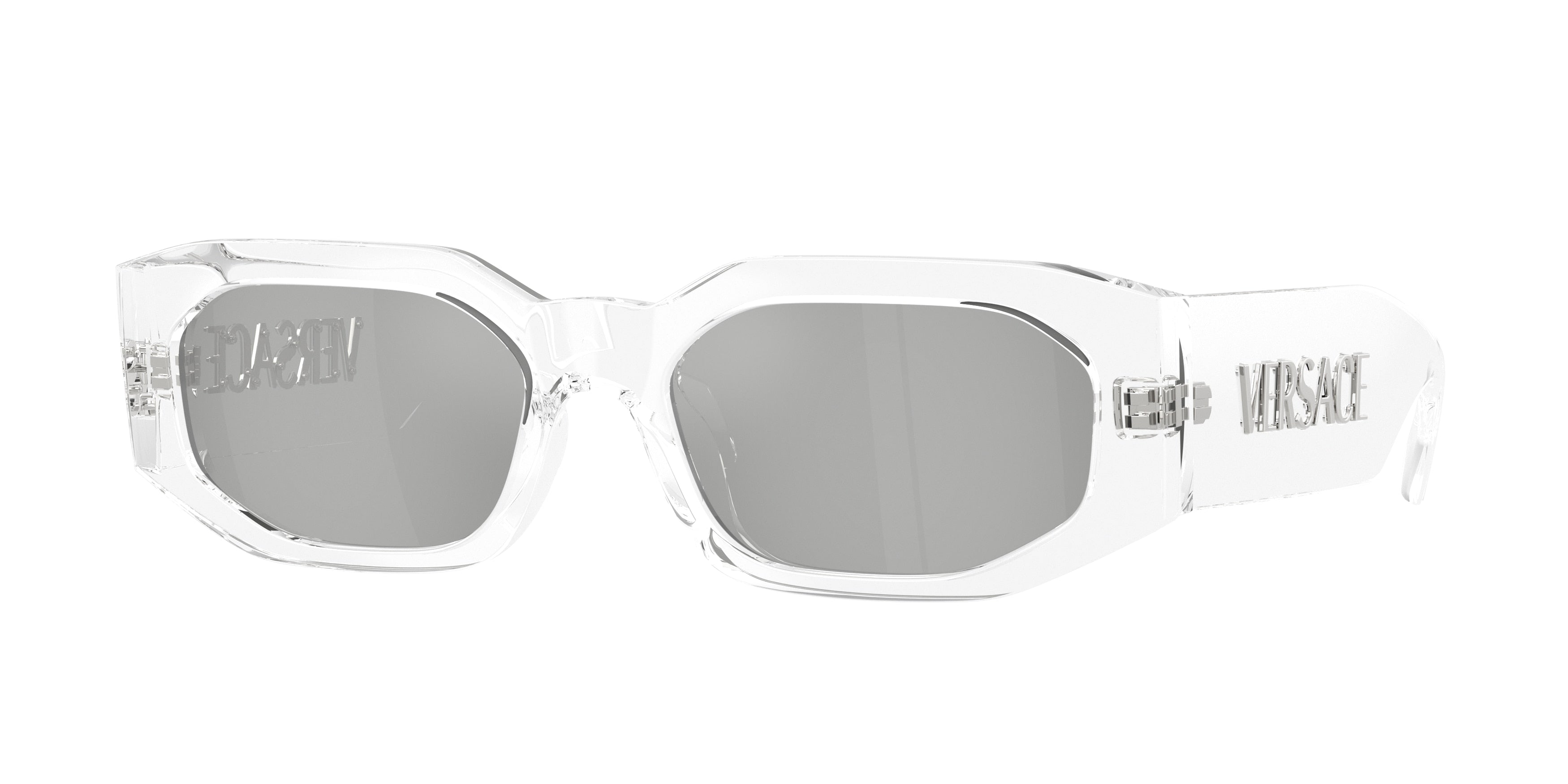 Versace VE4489U Irregular Sunglasses  148/8V-Transparent 55-140-18 - Color Map Transparent