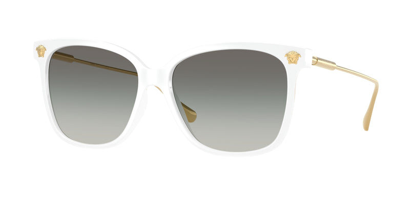 Versace VE4507U Square Sunglasses  314/11-White 57-145-15 - Color Map White