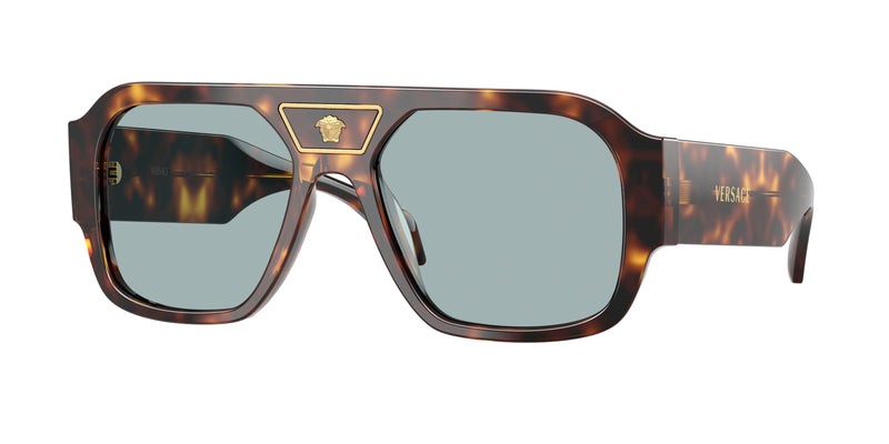 Versace VE4508U Square Sunglasses  553780-Havana 56-140-18 - Color Map Tortoise