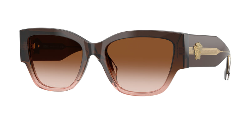 Versace VE4509U Cat Eye Sunglasses  533213-Brown Gradient 55-140-18 - Color Map Brown