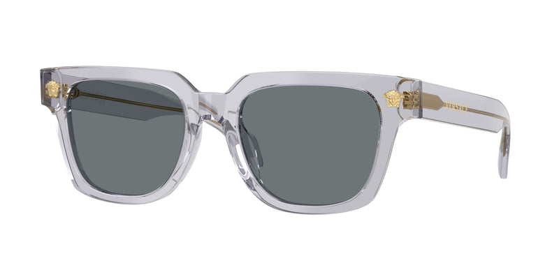 Versace VE4510U Square Sunglasses  530580-Transparent Grey 52-140-19 - Color Map Grey