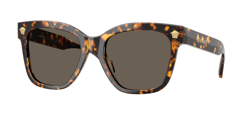 Versace VE4511 Square Sunglasses  5514/3-Havana Yellow 55-140-19 - Color Map Tortoise