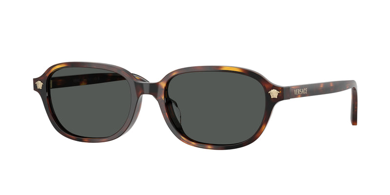 Versace VE4514D Pillow Sunglasses  553773-Havana 53-140-17 - Color Map Tortoise