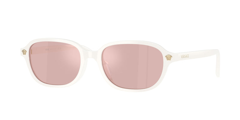 Versace VE4514D Pillow Sunglasses  55441T-White Talc 53-140-17 - Color Map White