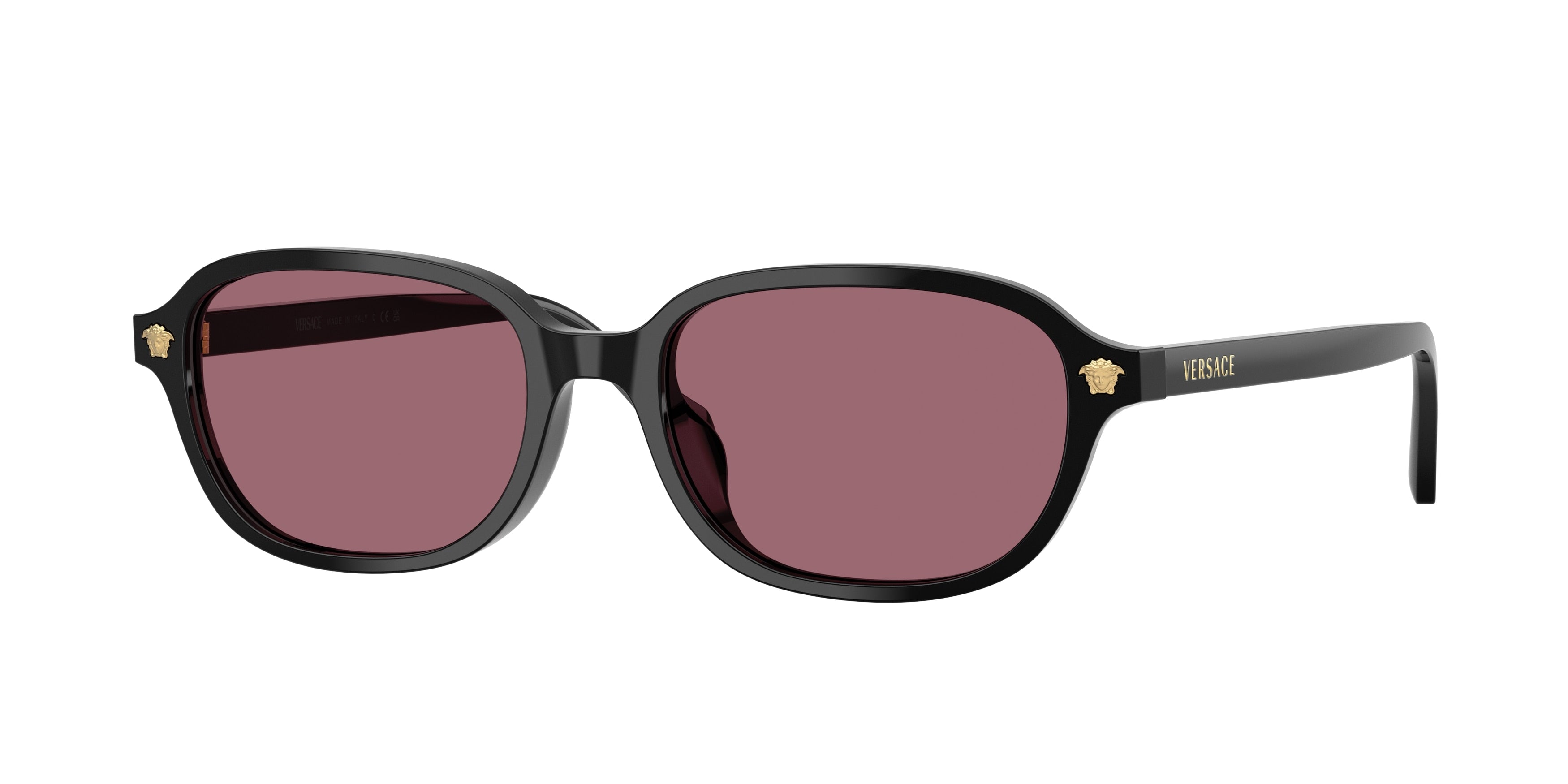 Versace VE4514D Pillow Sunglasses  GB1/1A-Black 53-140-17 - Color Map Black